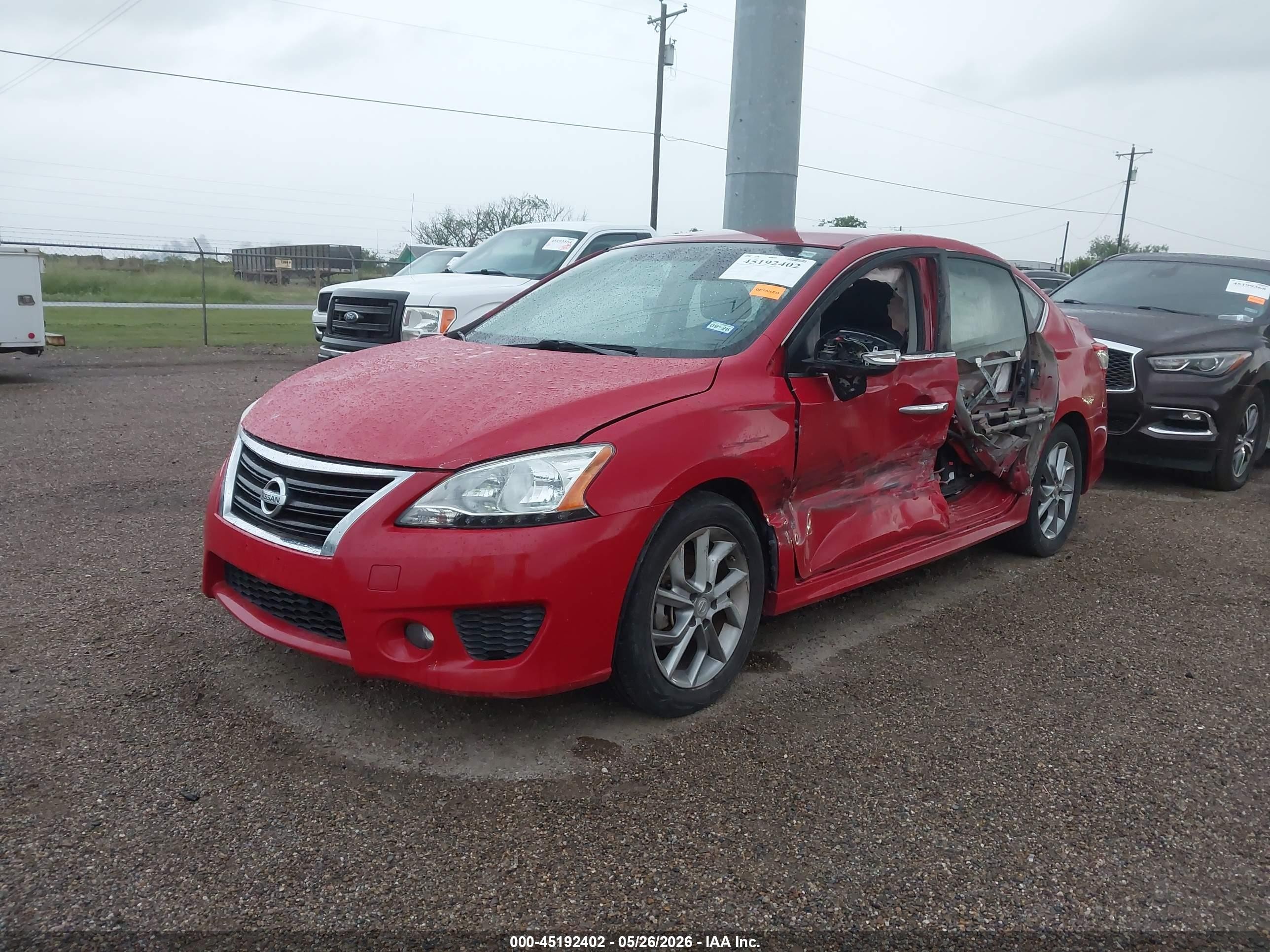 2015 Nissan Sentra Sr Красный vin: 3N1AB7AP5FY265811