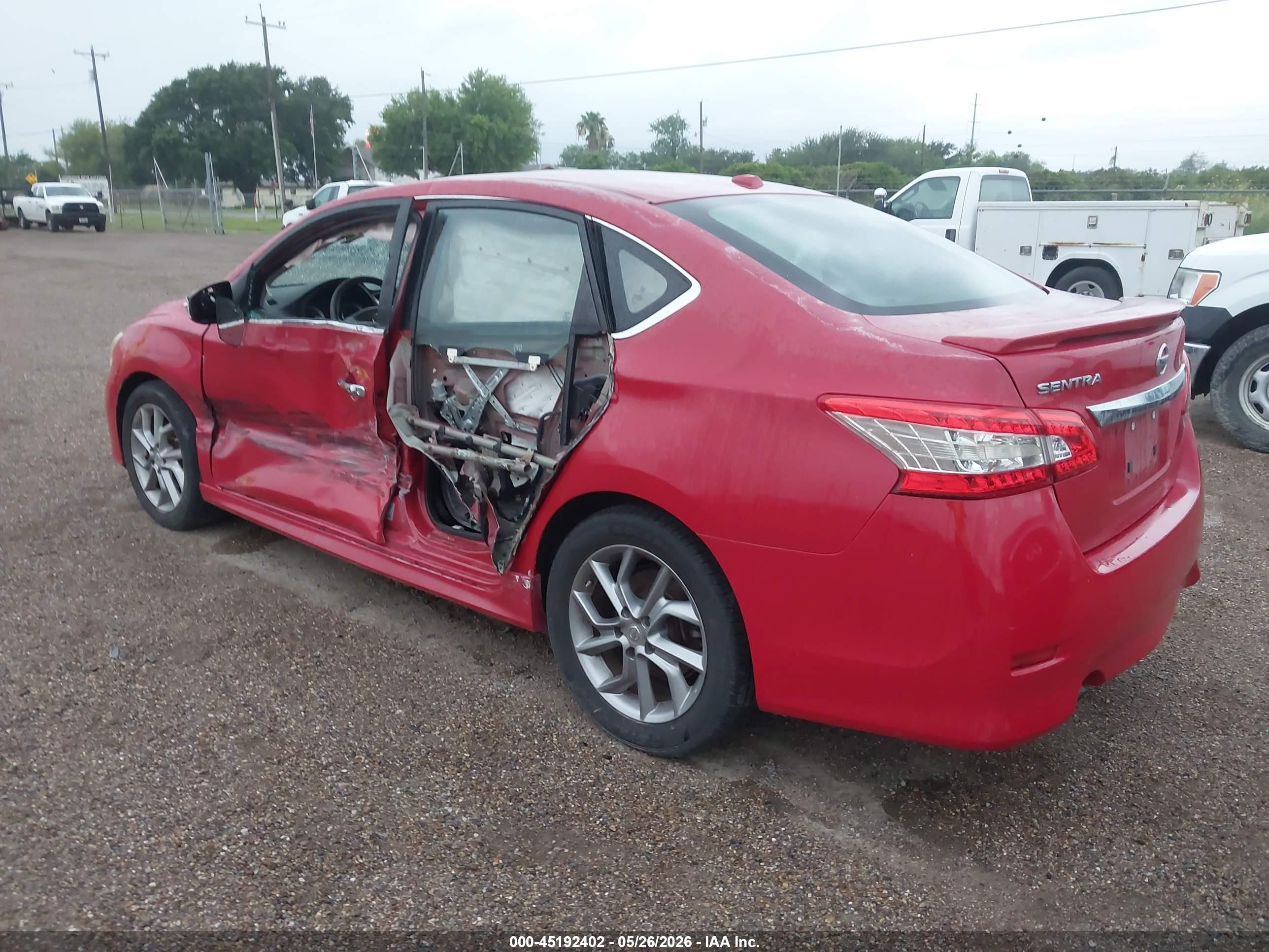 2015 Nissan Sentra Sr Красный vin: 3N1AB7AP5FY265811