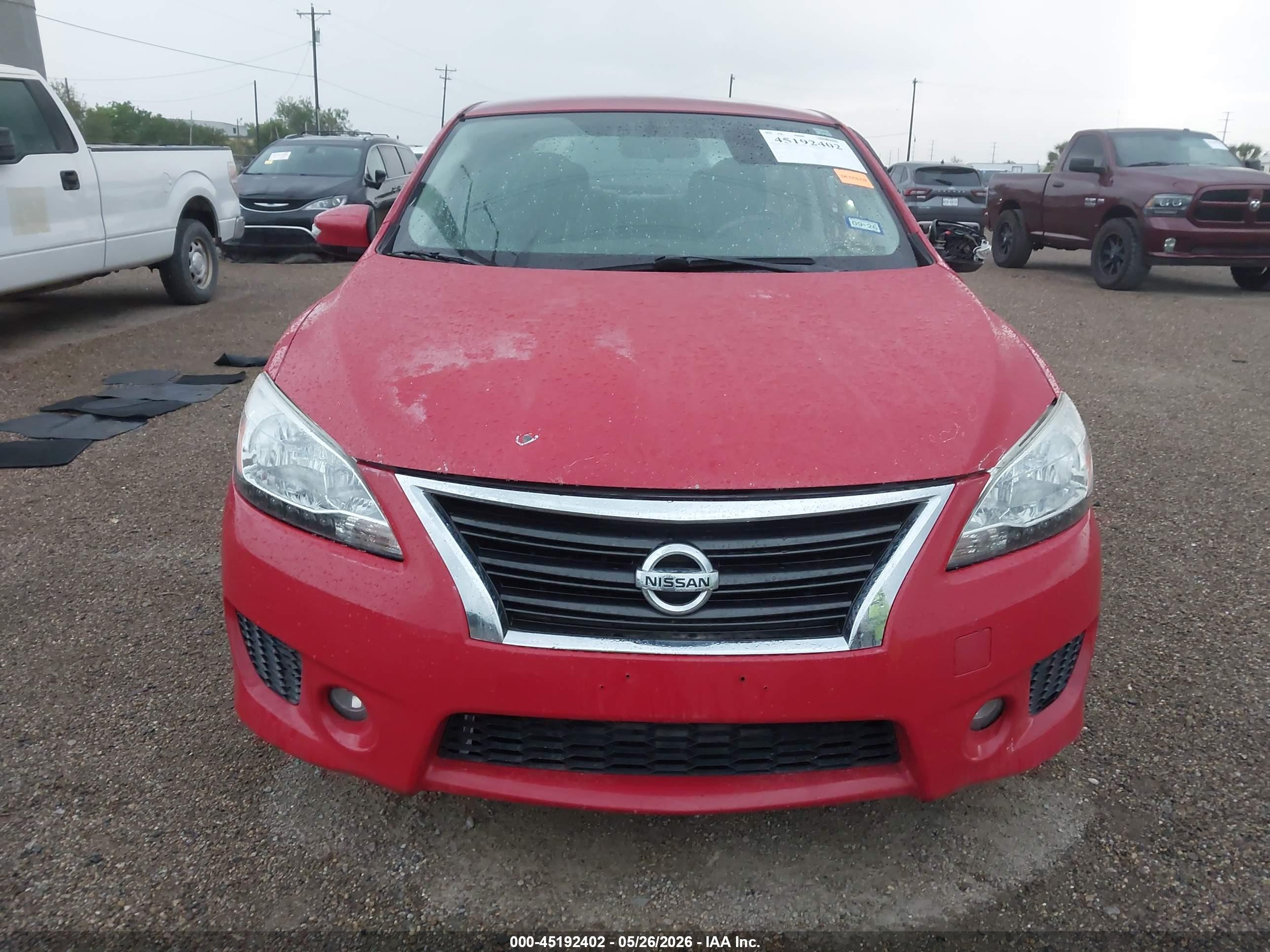 2015 Nissan Sentra Sr Красный vin: 3N1AB7AP5FY265811