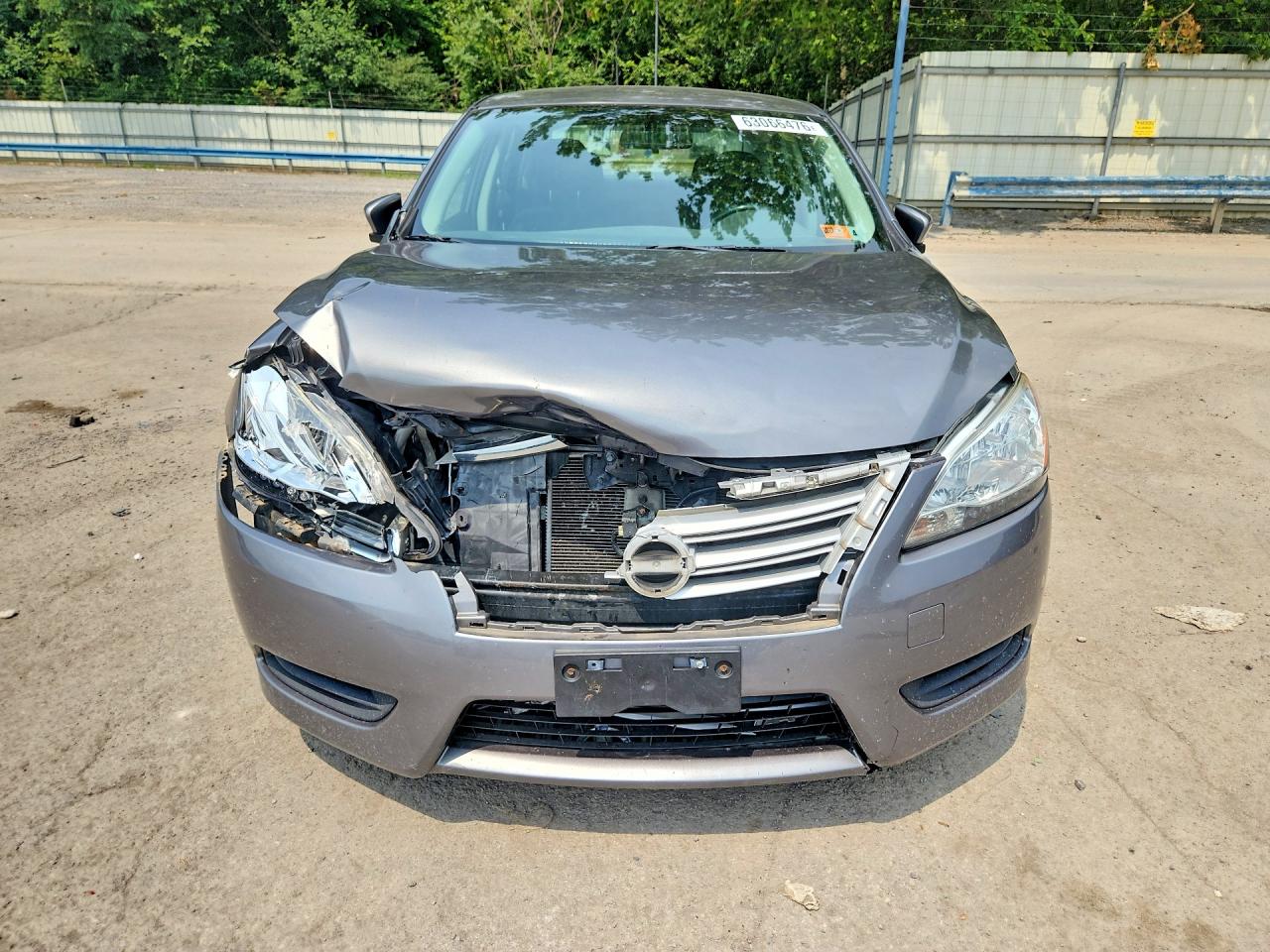 2015 Nissan Sentra Sv Gray vin: 3N1AB7AP5FY274850