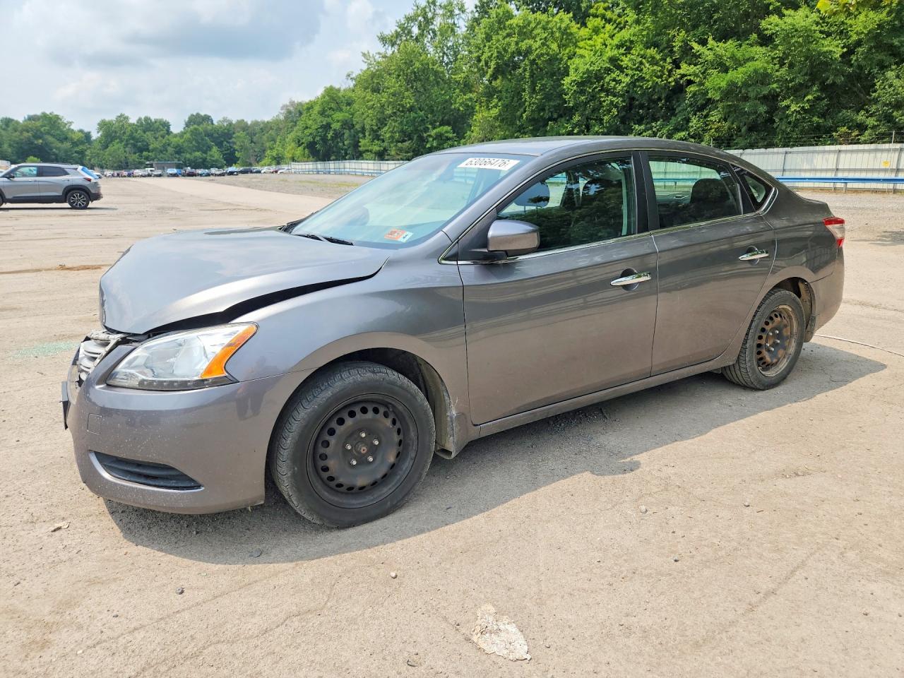 2015 Nissan Sentra Sv Gray vin: 3N1AB7AP5FY274850