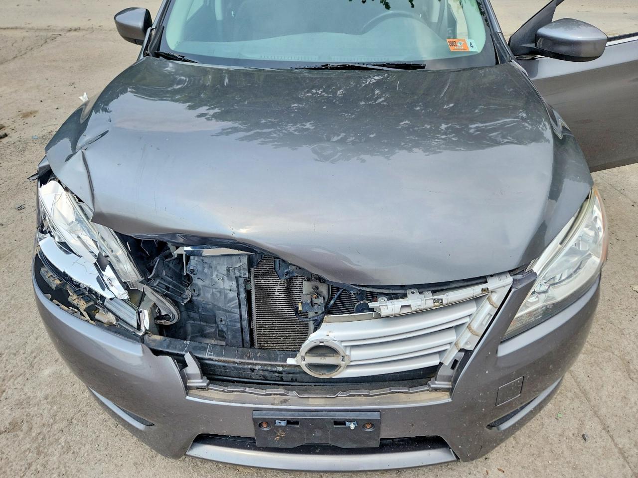 2015 Nissan Sentra Sv Gray vin: 3N1AB7AP5FY274850