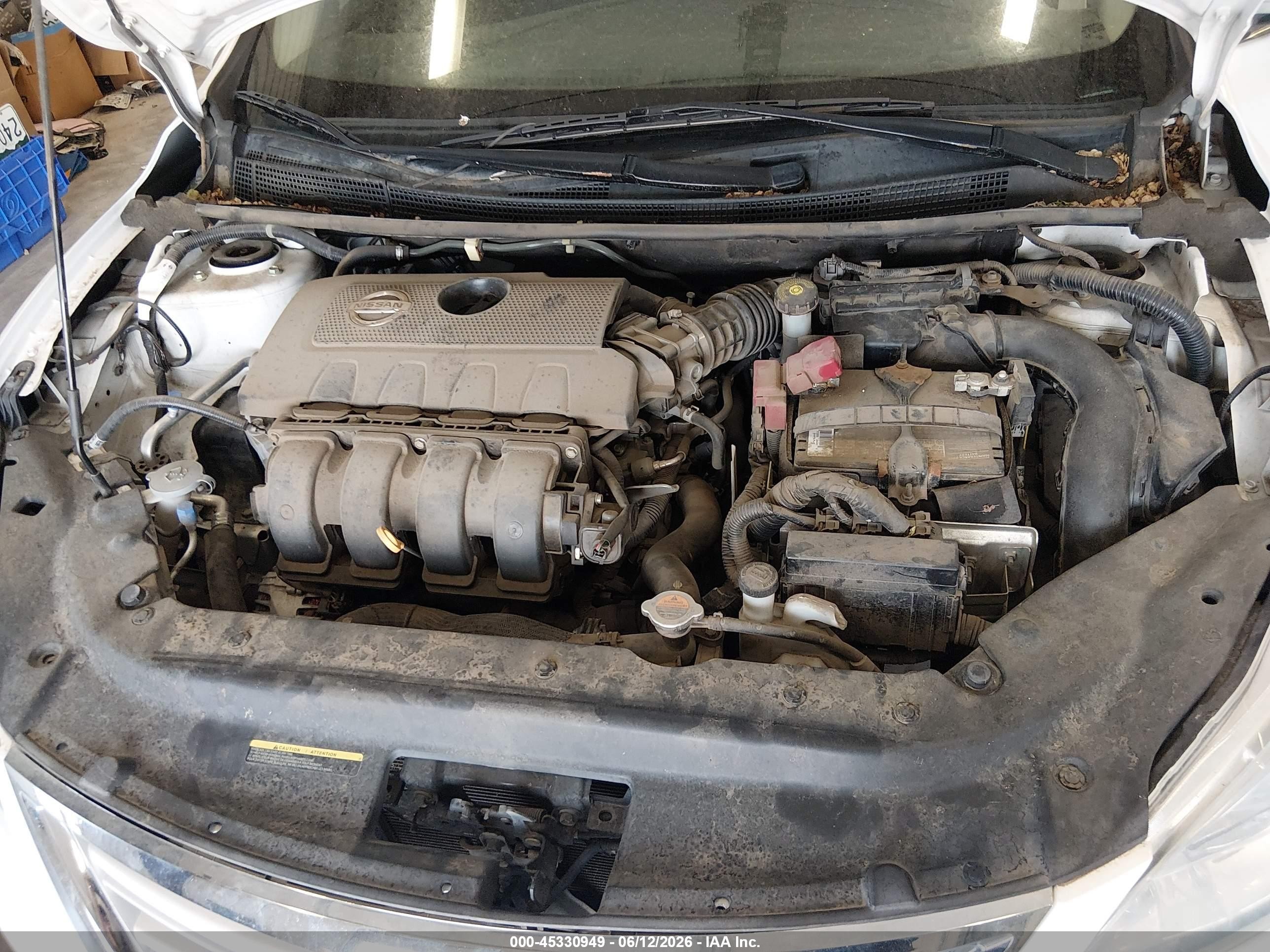 2015 Nissan Sentra Fe+ S/s/sl/sr/sv Белый vin: 3N1AB7AP5FY276985