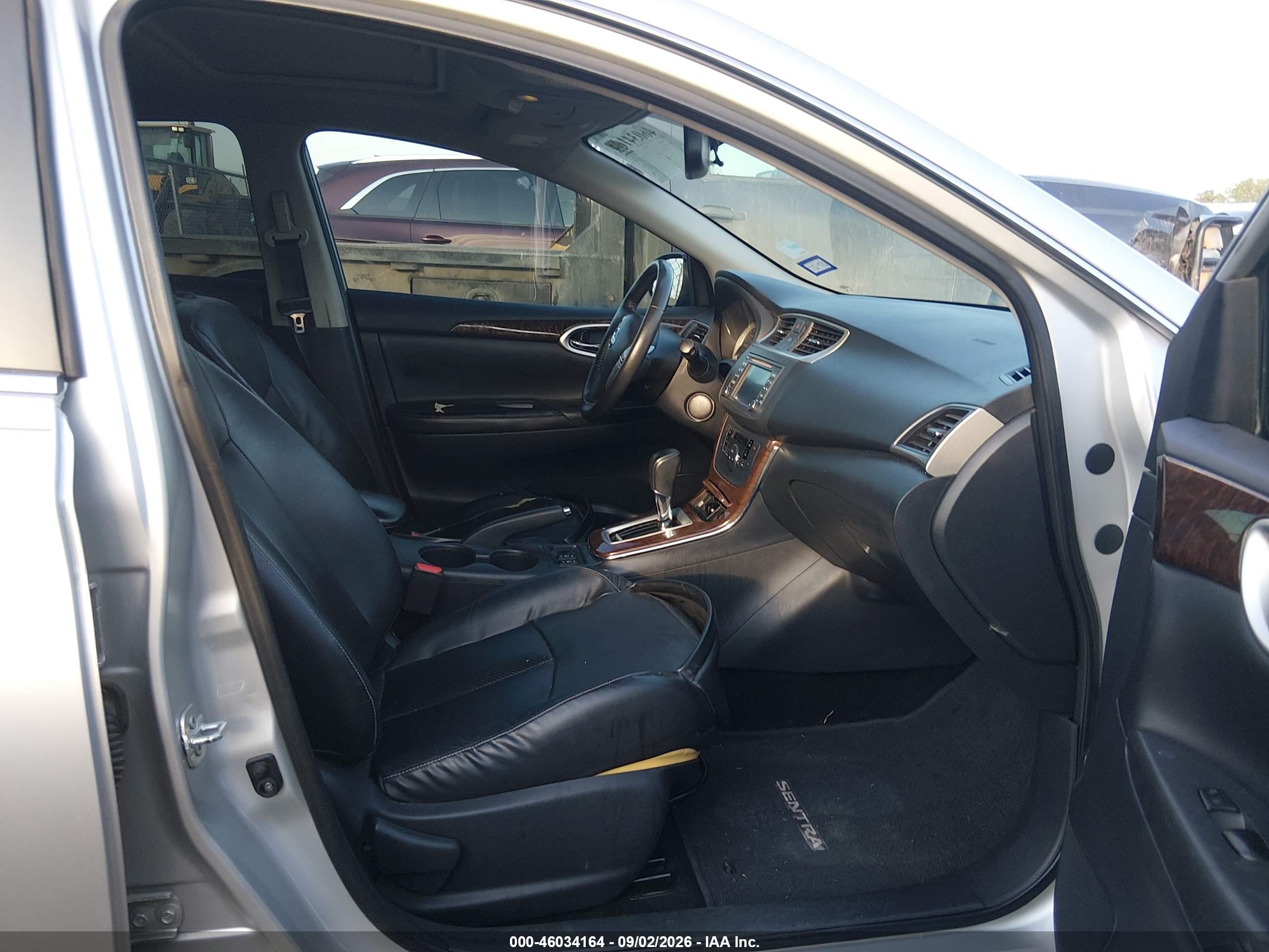 2015 Nissan Sentra Sl Gray vin: 3N1AB7AP5FY280440