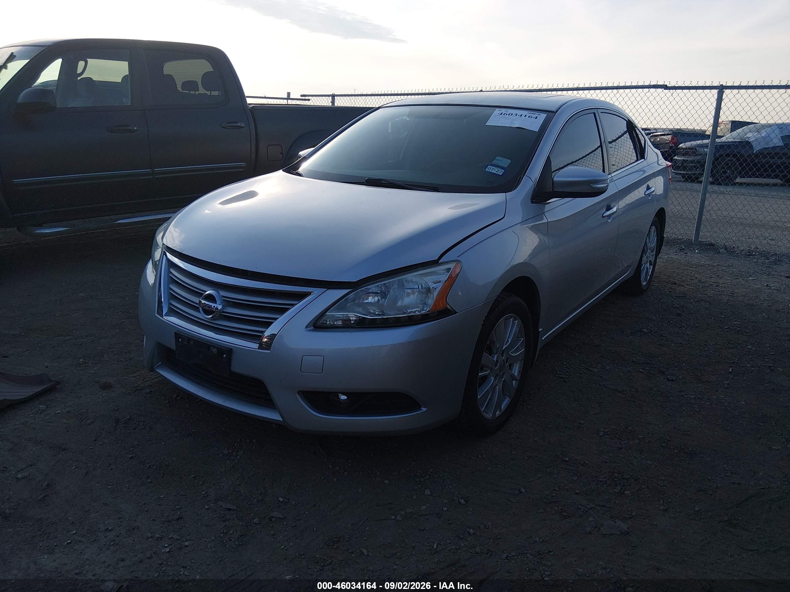 2015 Nissan Sentra Sl Gray vin: 3N1AB7AP5FY280440
