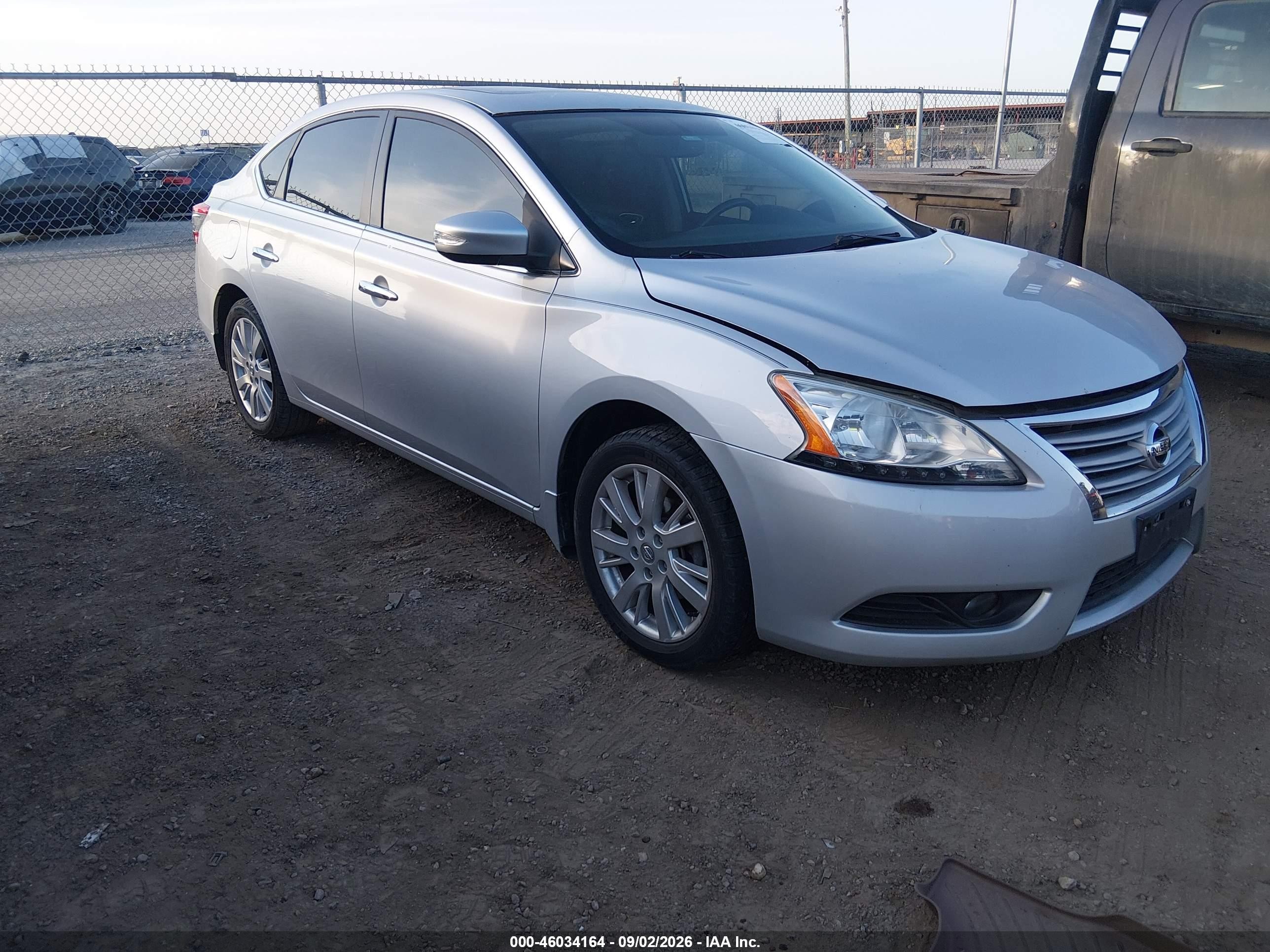 2015 Nissan Sentra Sl Gray vin: 3N1AB7AP5FY280440