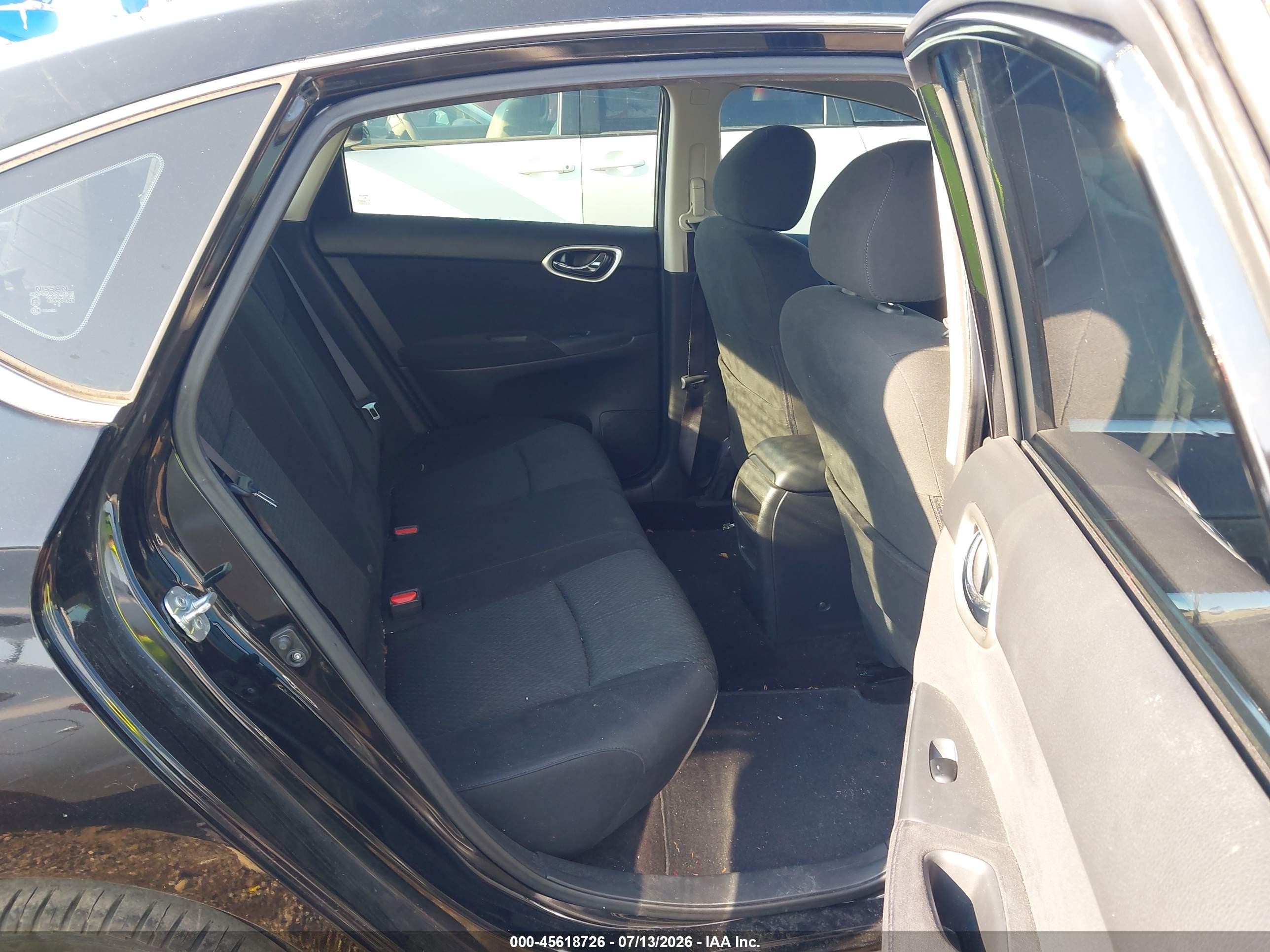 2015 Nissan Sentra Sr Black vin: 3N1AB7AP5FY293172