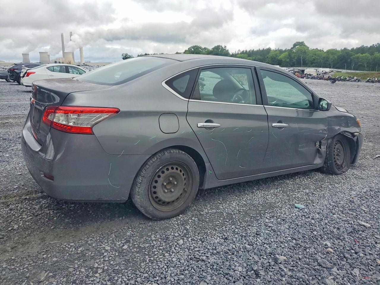2015 Nissan Sentra S Charcoal vin: 3N1AB7AP5FY295911