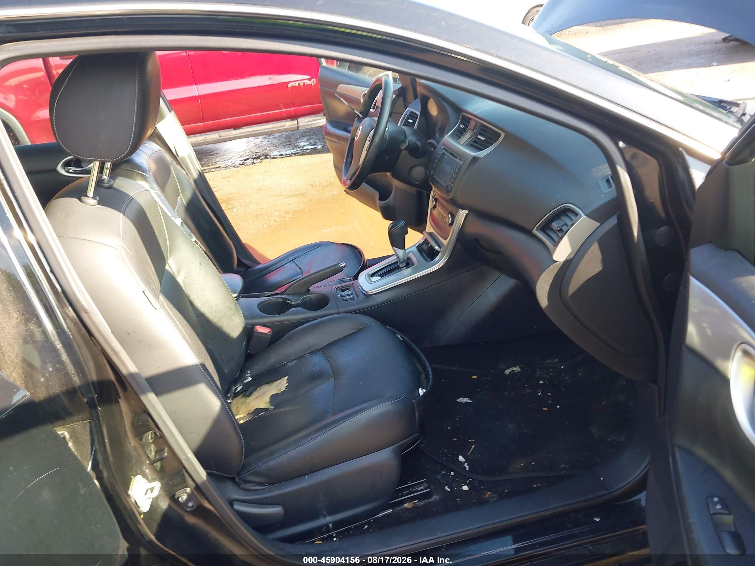 2015 Nissan Sentra Sr Black vin: 3N1AB7AP5FY301156