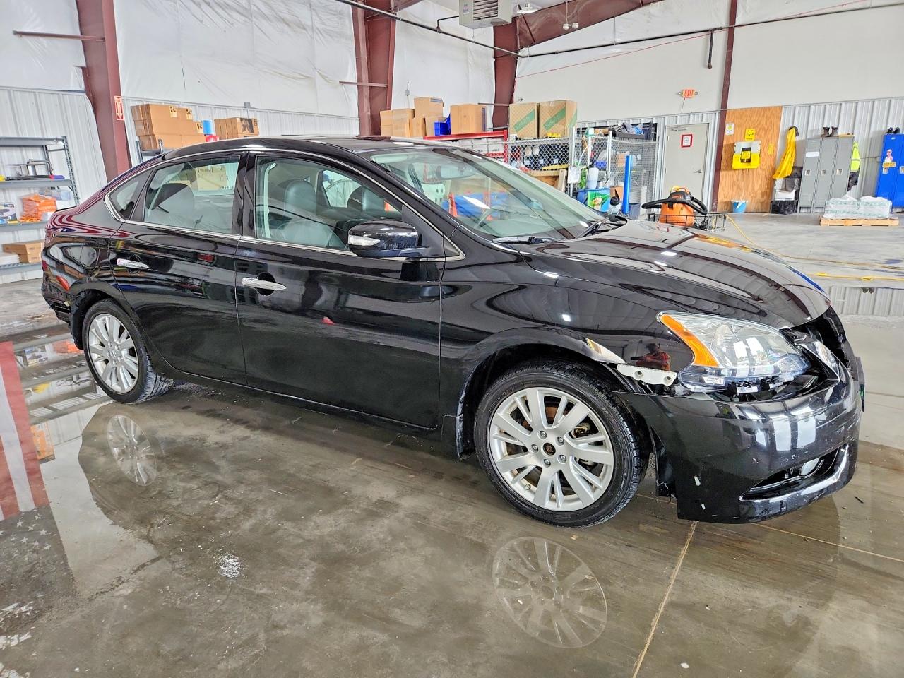 2015 Nissan Sentra Sl Black vin: 3N1AB7AP5FY301495
