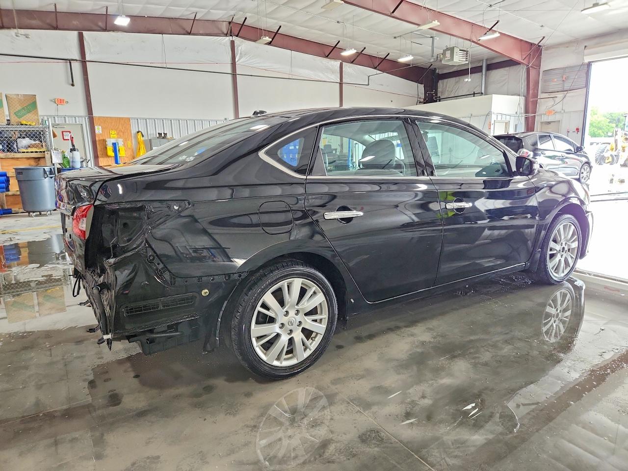 2015 Nissan Sentra Sl Black vin: 3N1AB7AP5FY301495