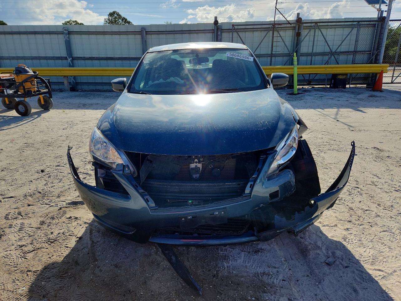 2015 Nissan Sentra S Green vin: 3N1AB7AP5FY305949