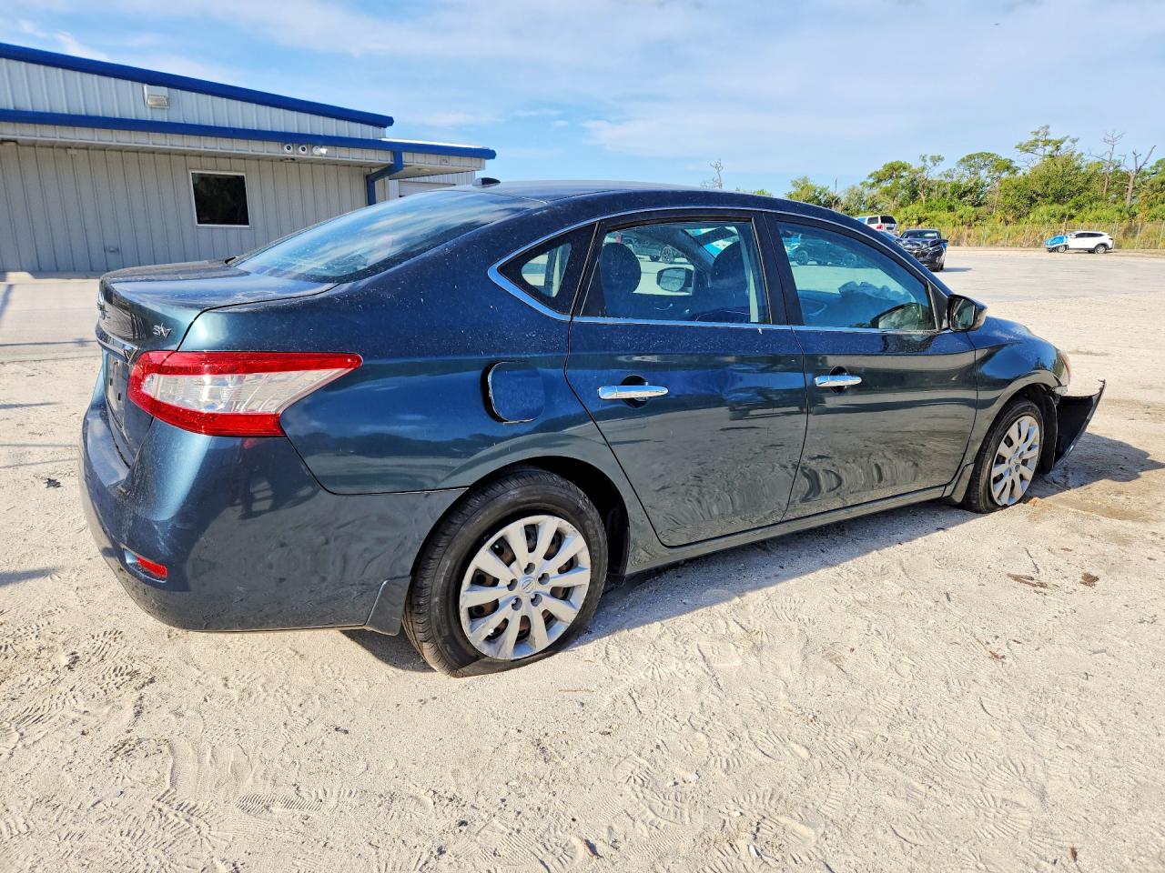 2015 Nissan Sentra S Green vin: 3N1AB7AP5FY305949