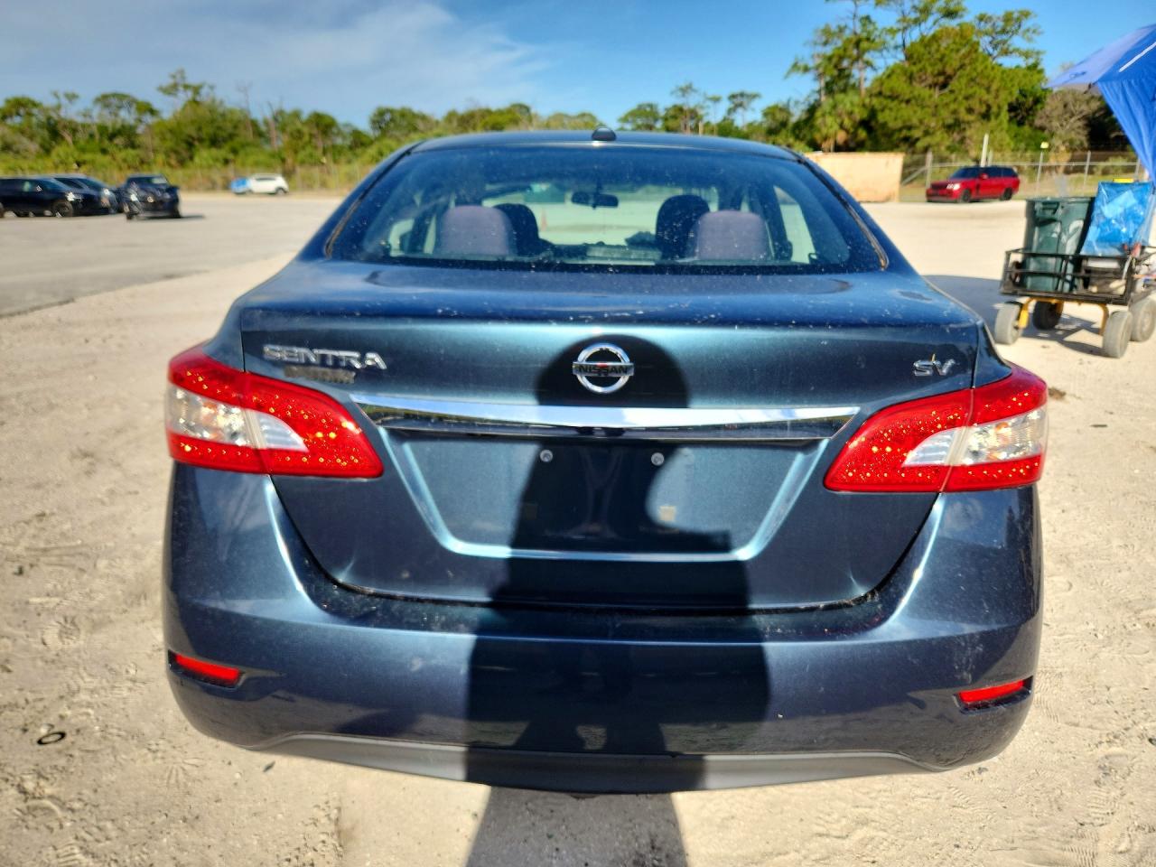 2015 Nissan Sentra S Green vin: 3N1AB7AP5FY305949