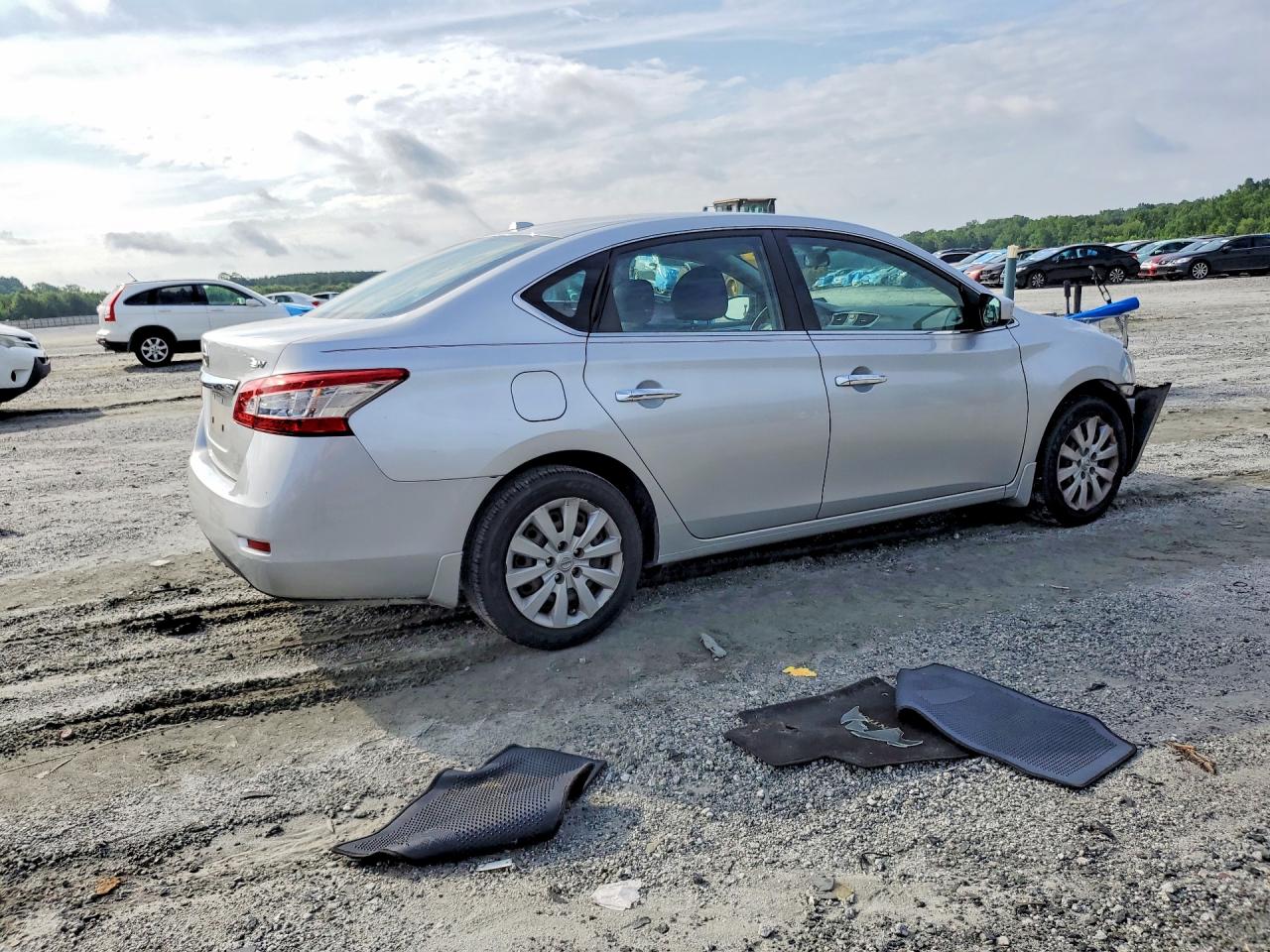 2015 Nissan Sentra Sv Silver vin: 3N1AB7AP5FY307684