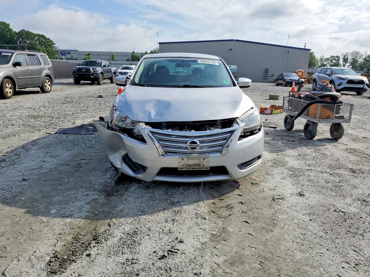 2015 Nissan Sentra Sv Silver vin: 3N1AB7AP5FY307684