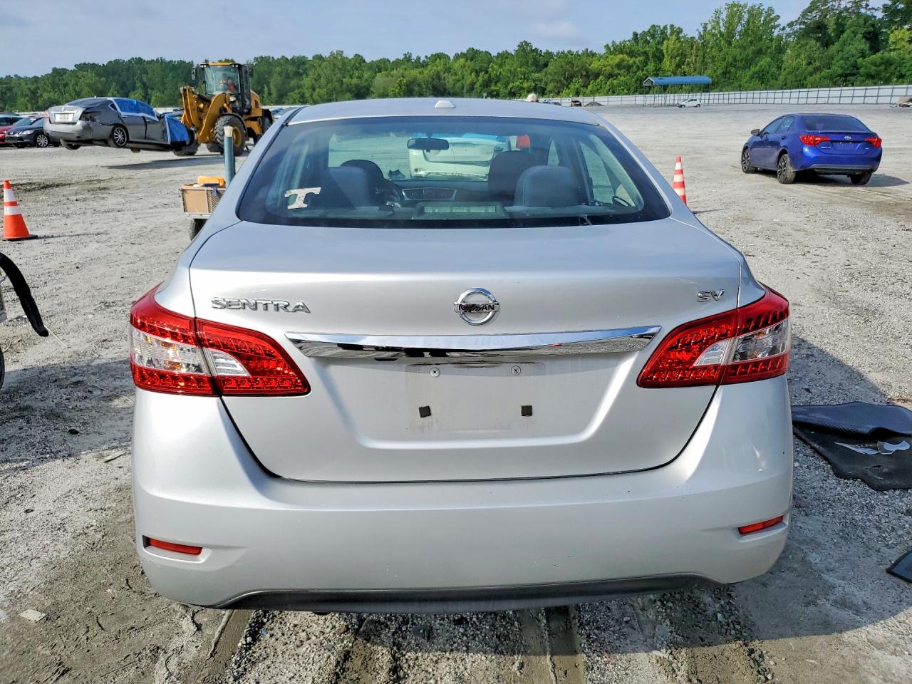 2015 Nissan Sentra Sv Silver vin: 3N1AB7AP5FY307684
