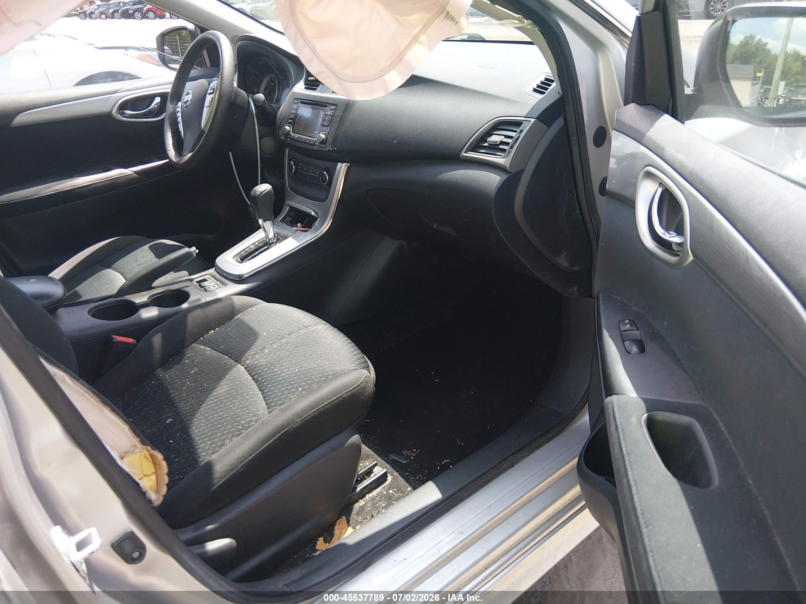 2015 Nissan Sentra Sr Silver vin: 3N1AB7AP5FY309936