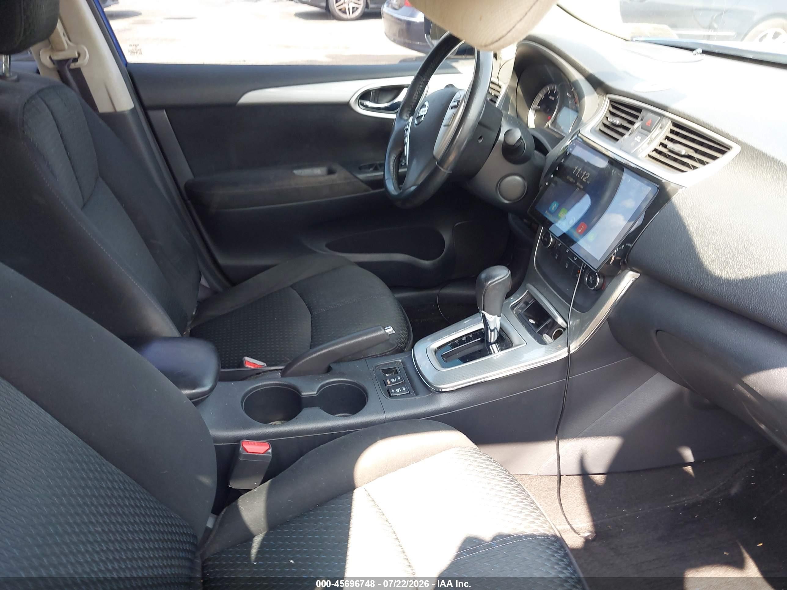 2015 Nissan Sentra Sr Синий vin: 3N1AB7AP5FY312996