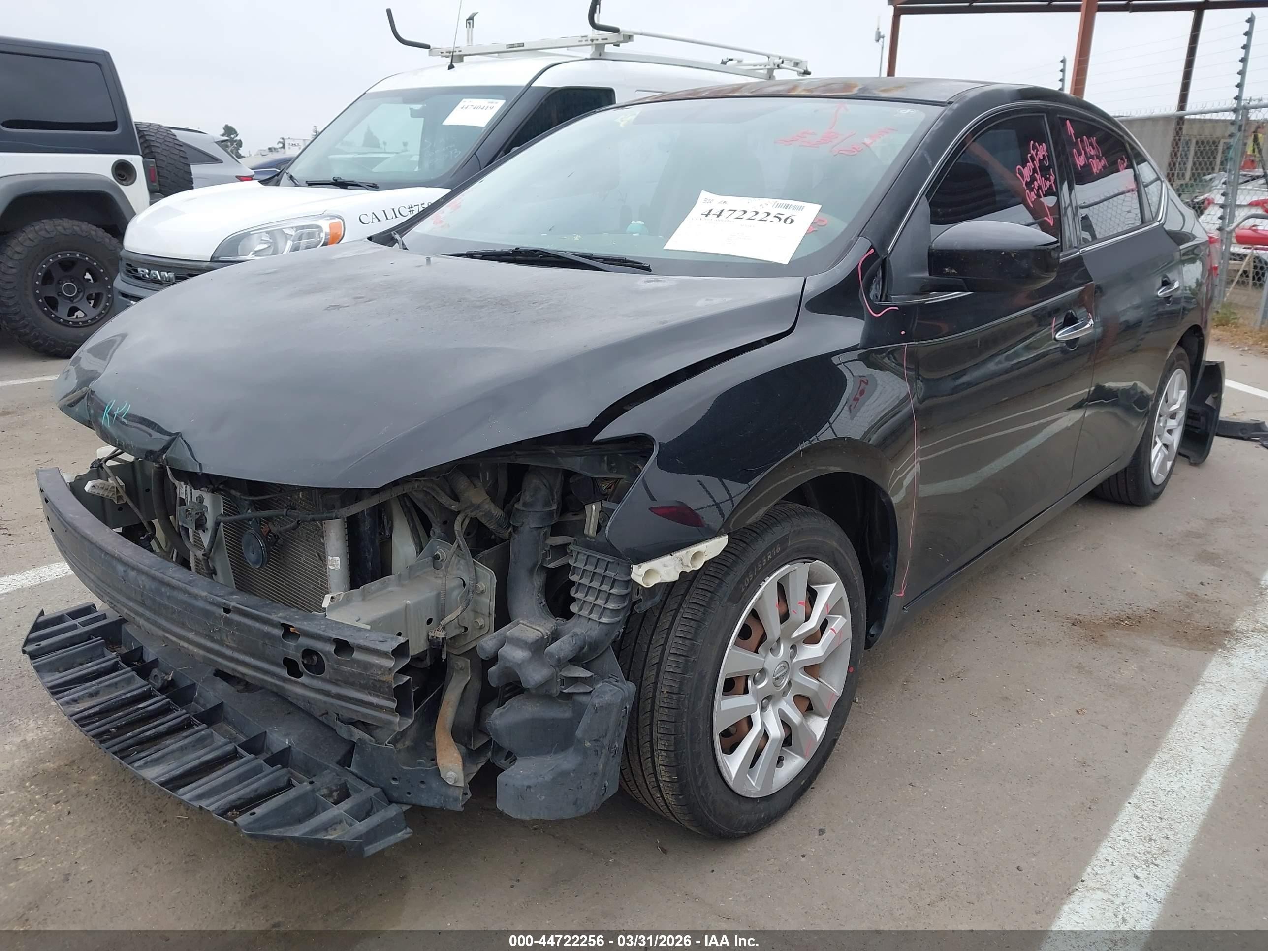 2015 Nissan Sentra Fe+ S/s/sl/sr/sv Black vin: 3N1AB7AP5FY313873