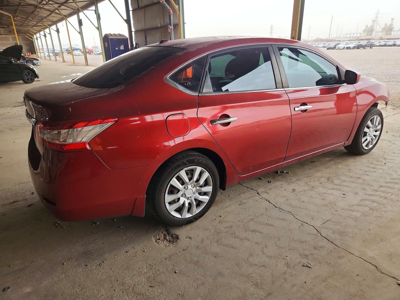 2015 Nissan Sentra Sv Красный vin: 3N1AB7AP5FY318992