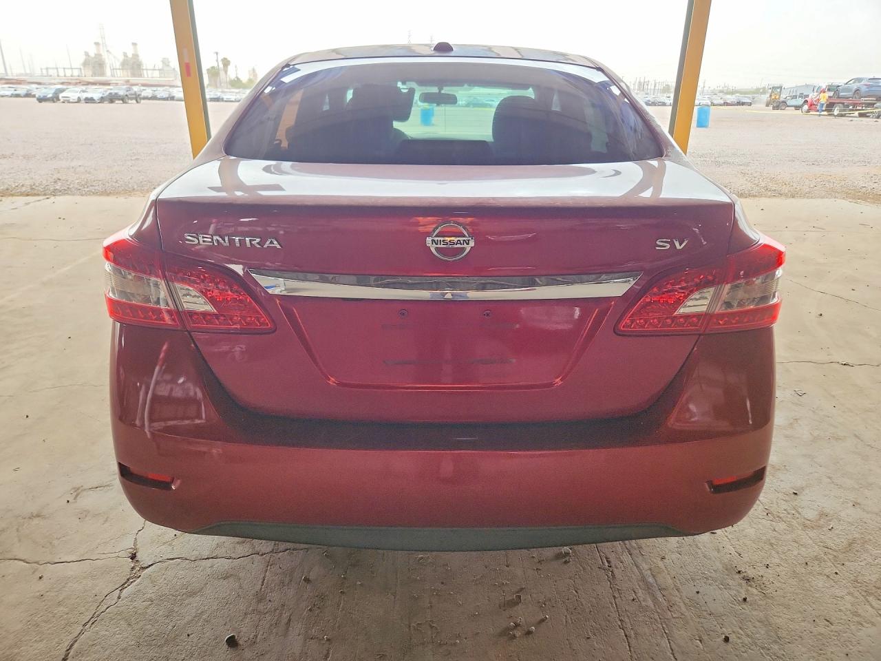 2015 Nissan Sentra Sv Красный vin: 3N1AB7AP5FY318992
