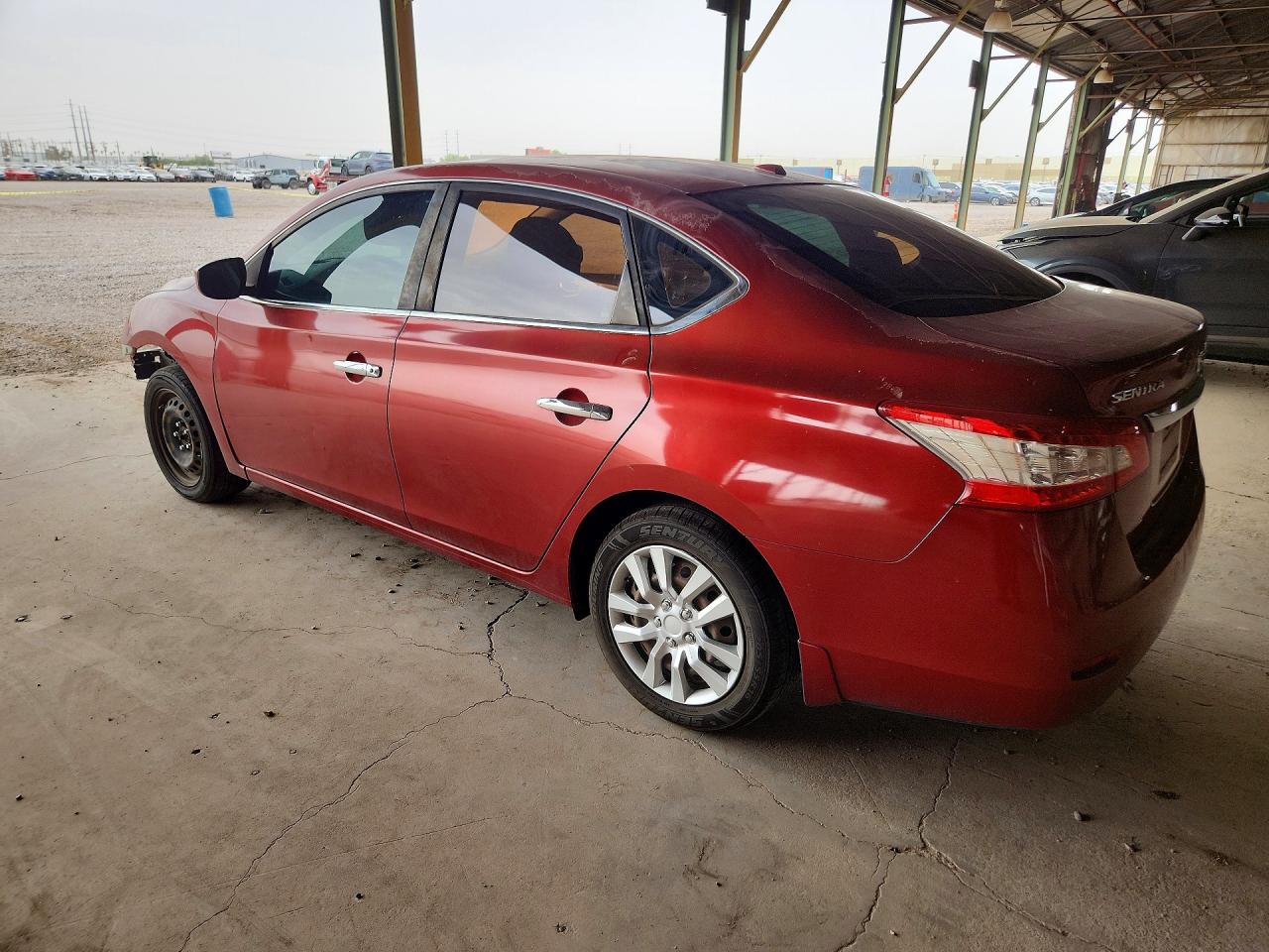 2015 Nissan Sentra Sv Красный vin: 3N1AB7AP5FY318992