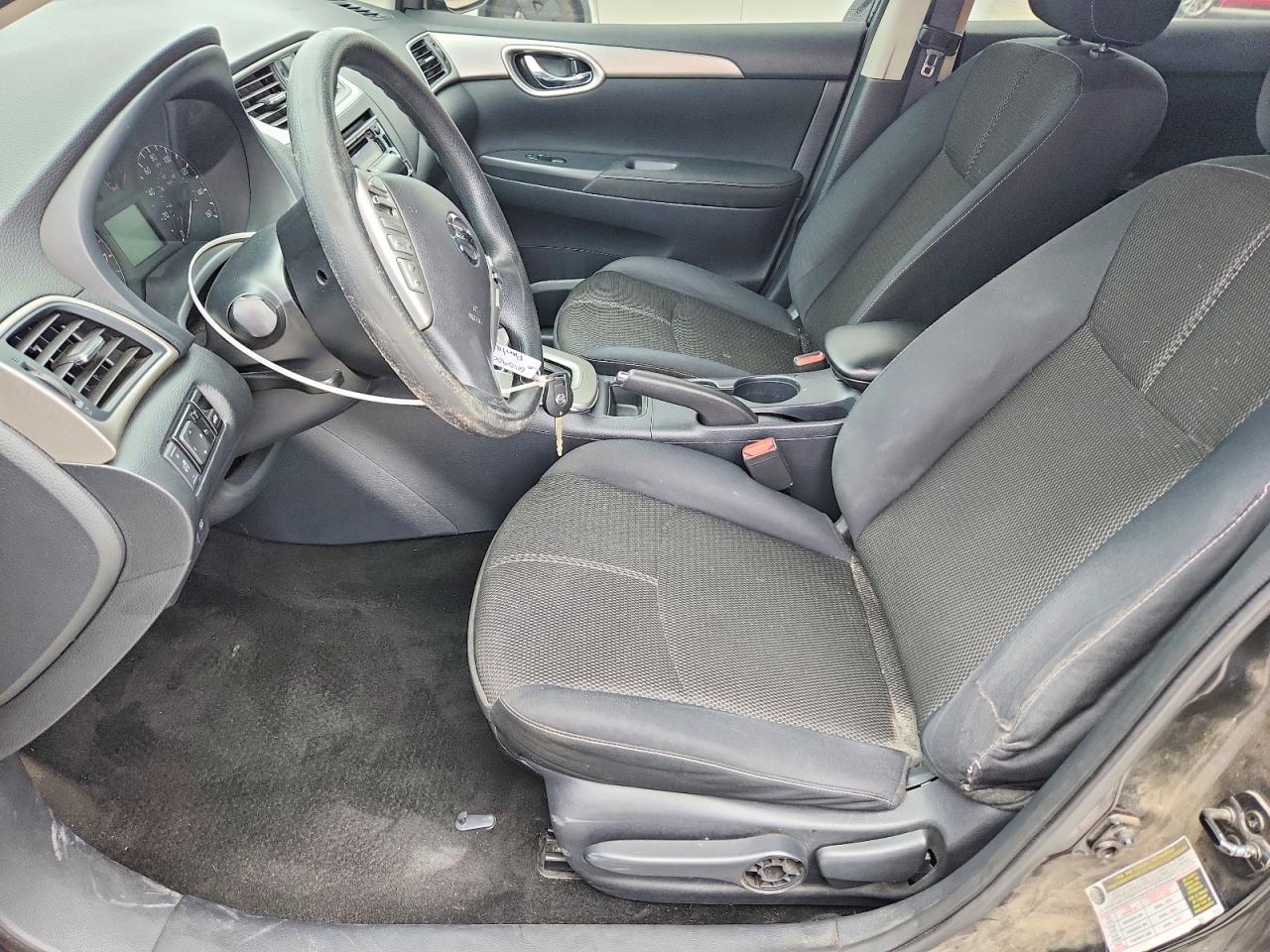 2015 Nissan Sentra S Black vin: 3N1AB7AP5FY320841