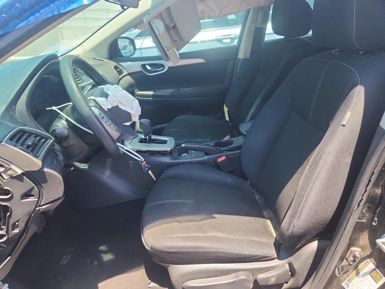 2015 Nissan Sentra S Black vin: 3N1AB7AP5FY321200