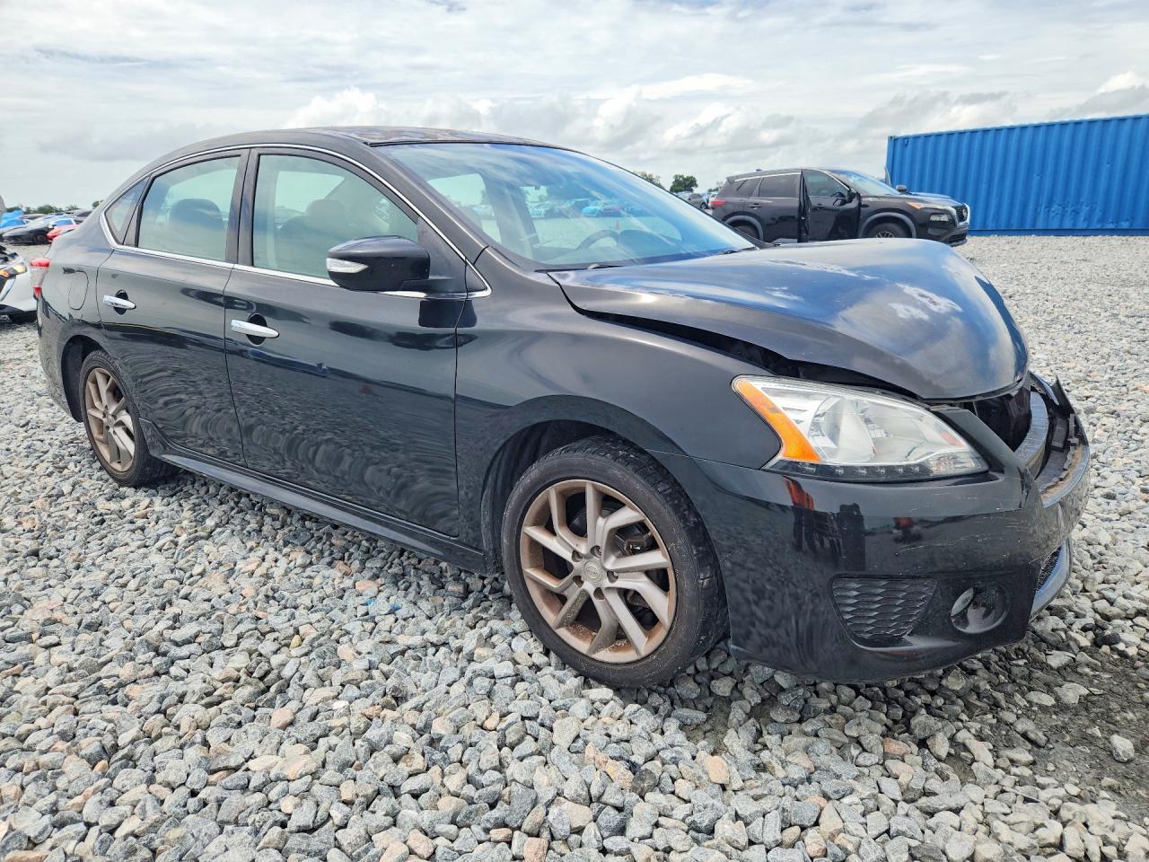 2015 Nissan Sentra Sr Black vin: 3N1AB7AP5FY326686