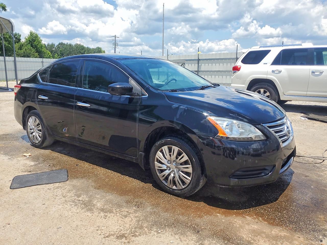2015 Nissan Sentra S Black vin: 3N1AB7AP5FY331001