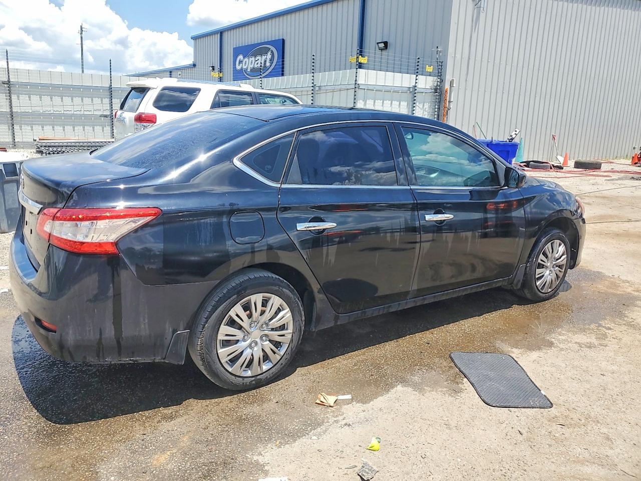 2015 Nissan Sentra S Black vin: 3N1AB7AP5FY331001