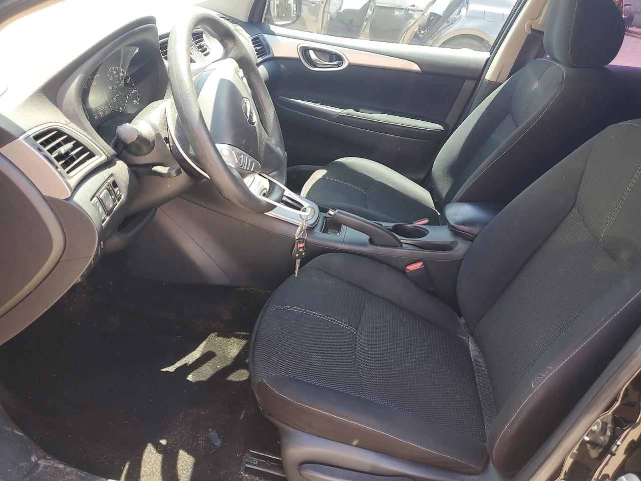 2015 Nissan Sentra S Black vin: 3N1AB7AP5FY331001