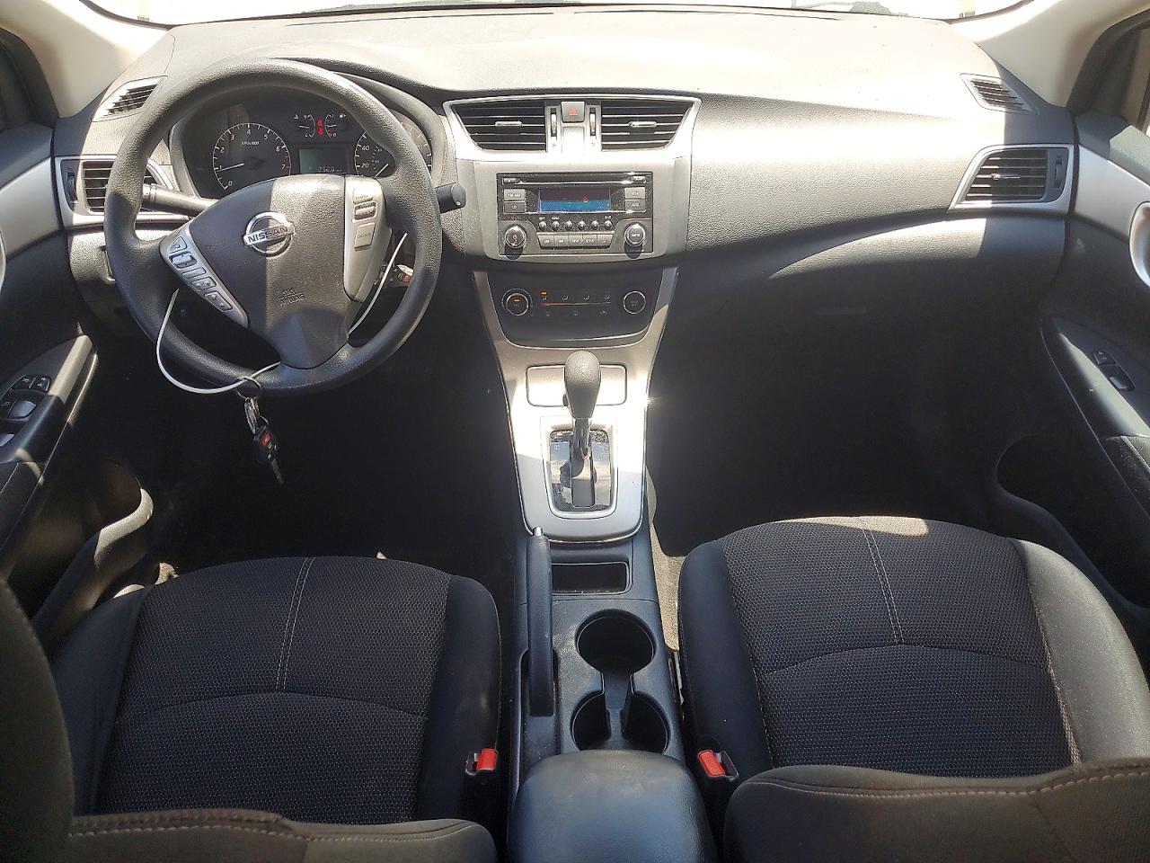 2015 Nissan Sentra S Black vin: 3N1AB7AP5FY331001
