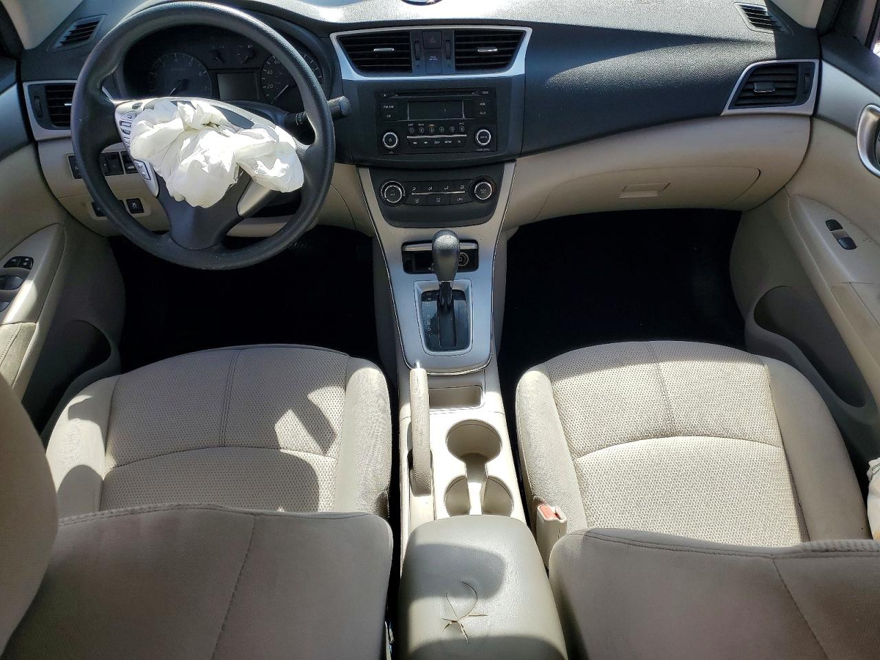 2015 Nissan Sentra S Белый vin: 3N1AB7AP5FY331547