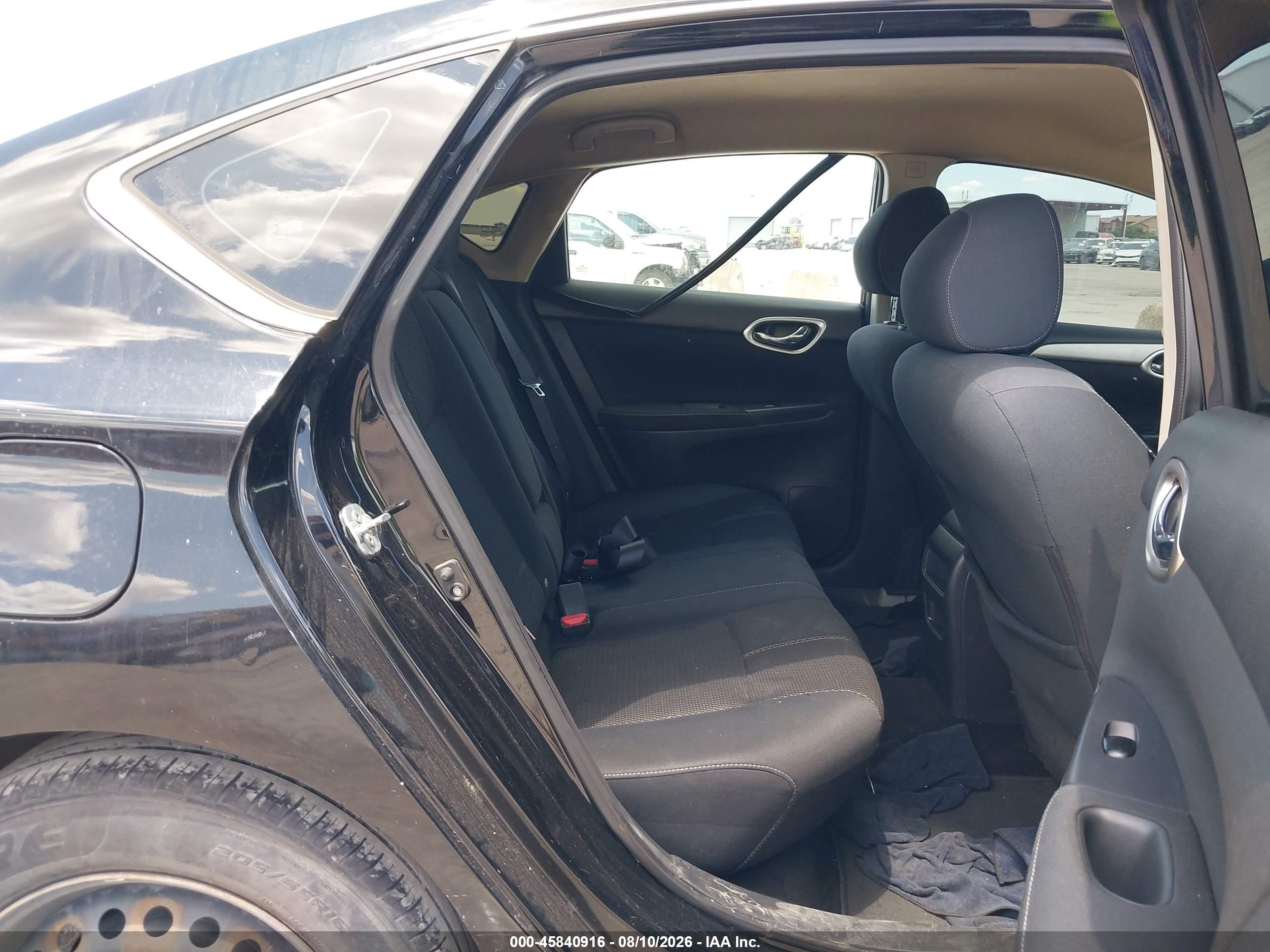 2015 Nissan Sentra S Black vin: 3N1AB7AP5FY333279