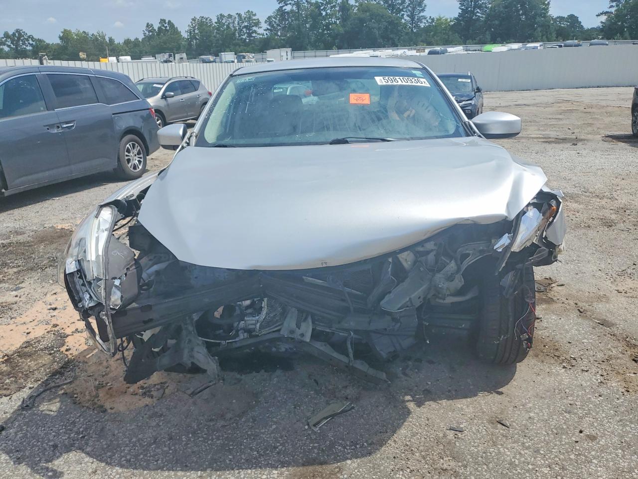 2015 Nissan Sentra S Silver vin: 3N1AB7AP5FY338823
