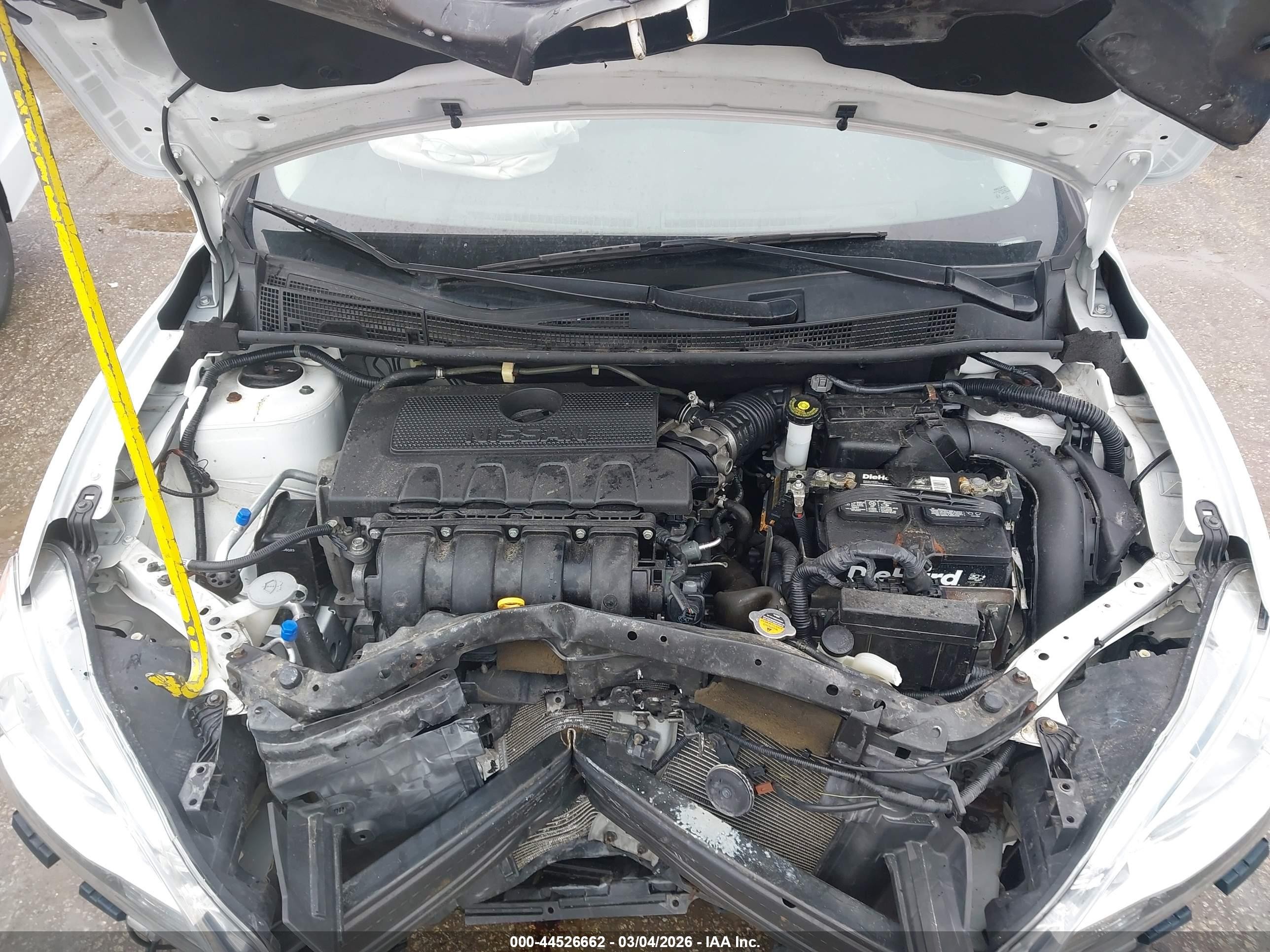 2015 Nissan Sentra S White vin: 3N1AB7AP5FY339003