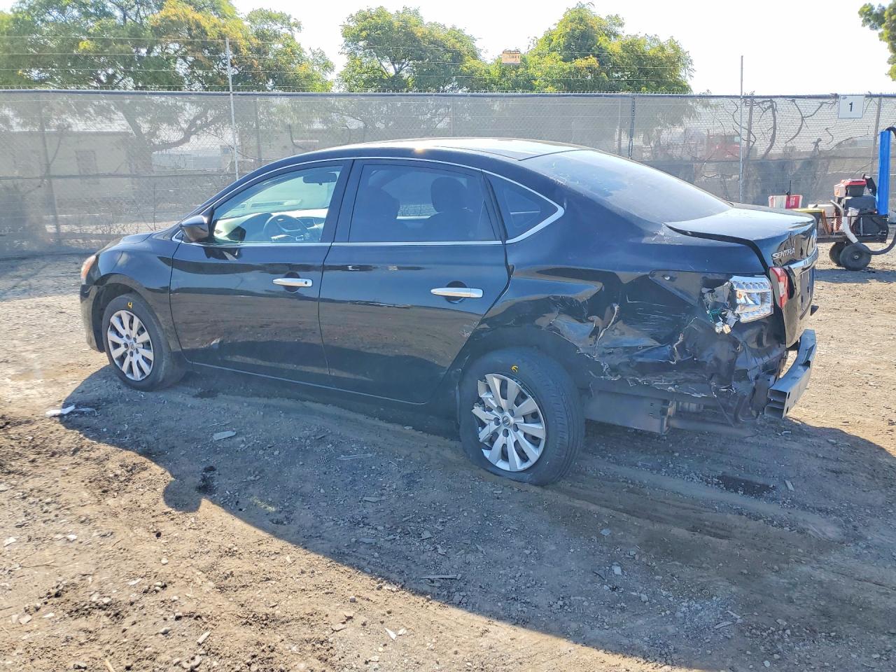 2015 Nissan Sentra S Black vin: 3N1AB7AP5FY341849