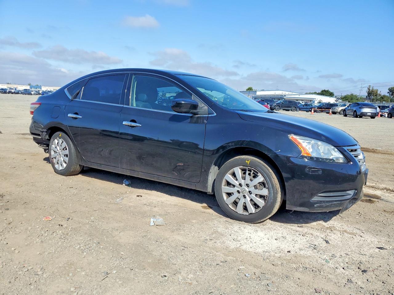 2015 Nissan Sentra S Black vin: 3N1AB7AP5FY341849