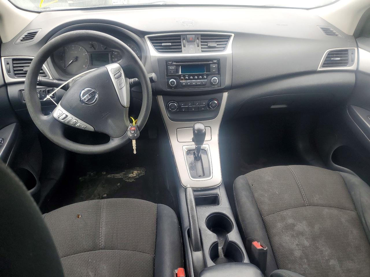 2015 Nissan Sentra S Black vin: 3N1AB7AP5FY341849