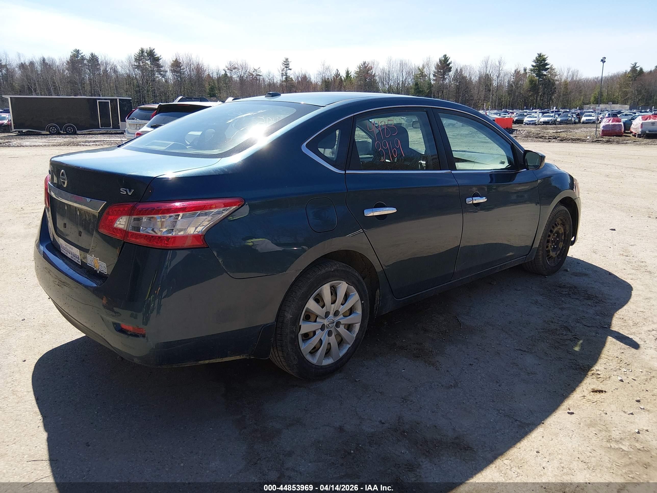 2015 Nissan Sentra Sv Dark Blue vin: 3N1AB7AP5FY342421