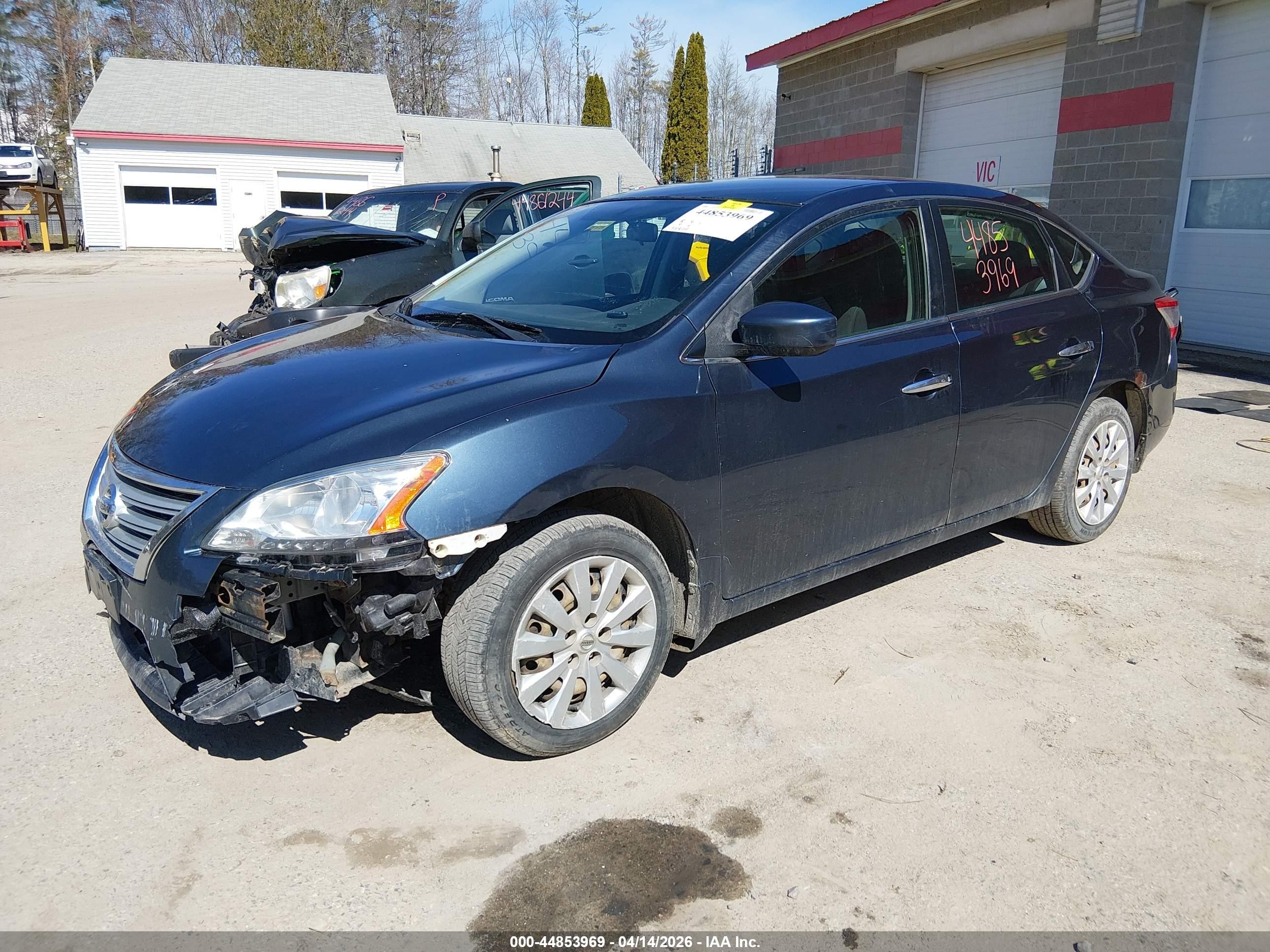 2015 Nissan Sentra Sv Dark Blue vin: 3N1AB7AP5FY342421