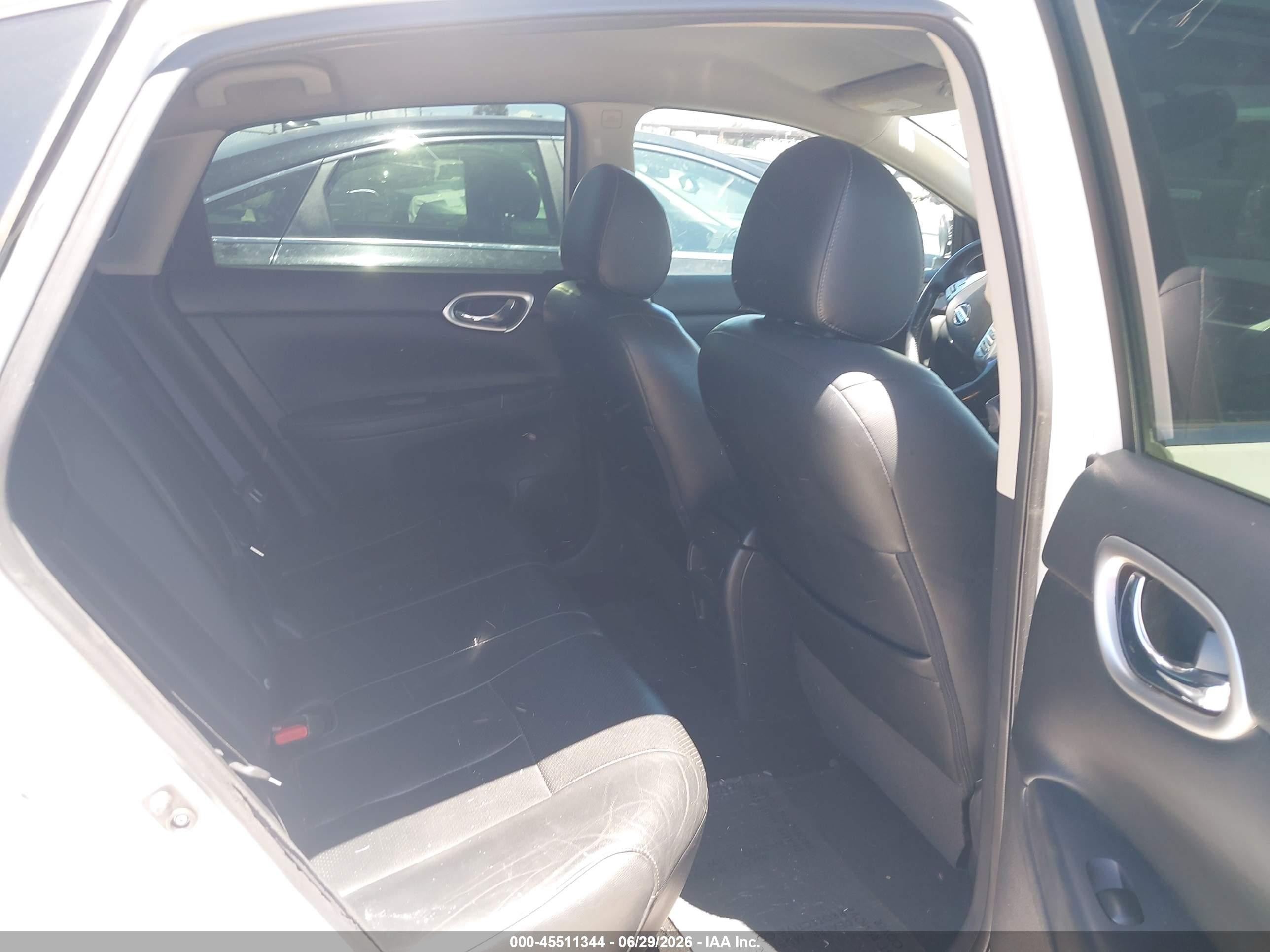 2015 Nissan Sentra Sl White vin: 3N1AB7AP5FY343021