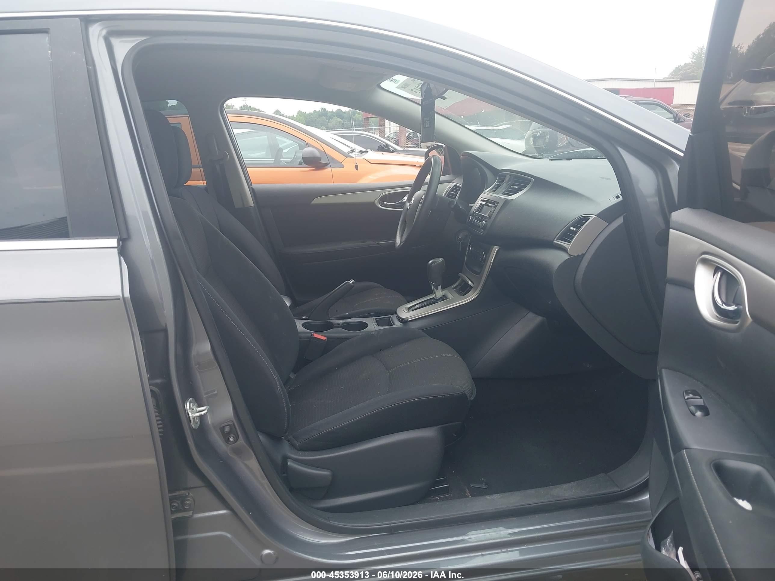 2015 Nissan Sentra S Gray vin: 3N1AB7AP5FY345772