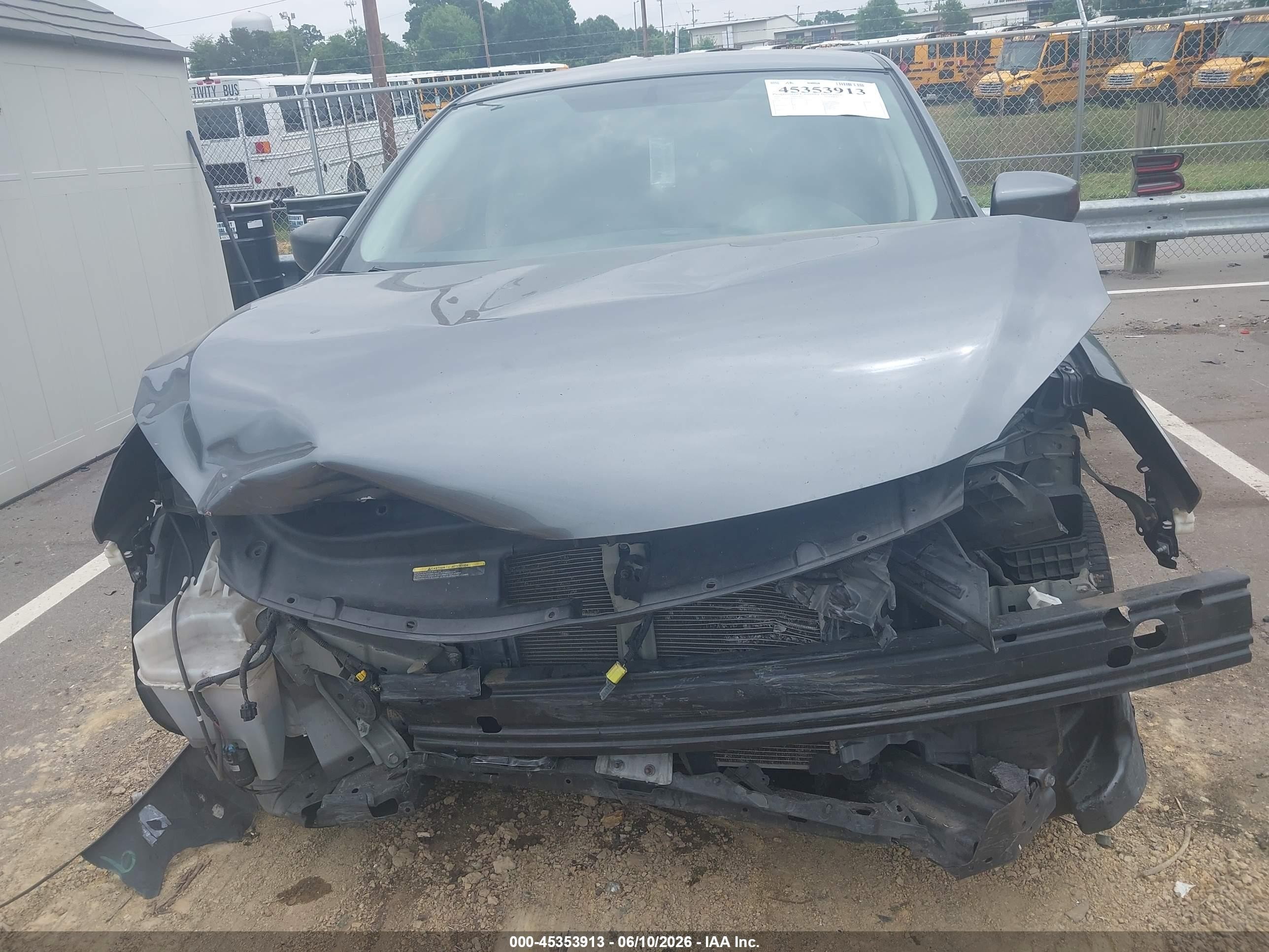 2015 Nissan Sentra S Gray vin: 3N1AB7AP5FY345772