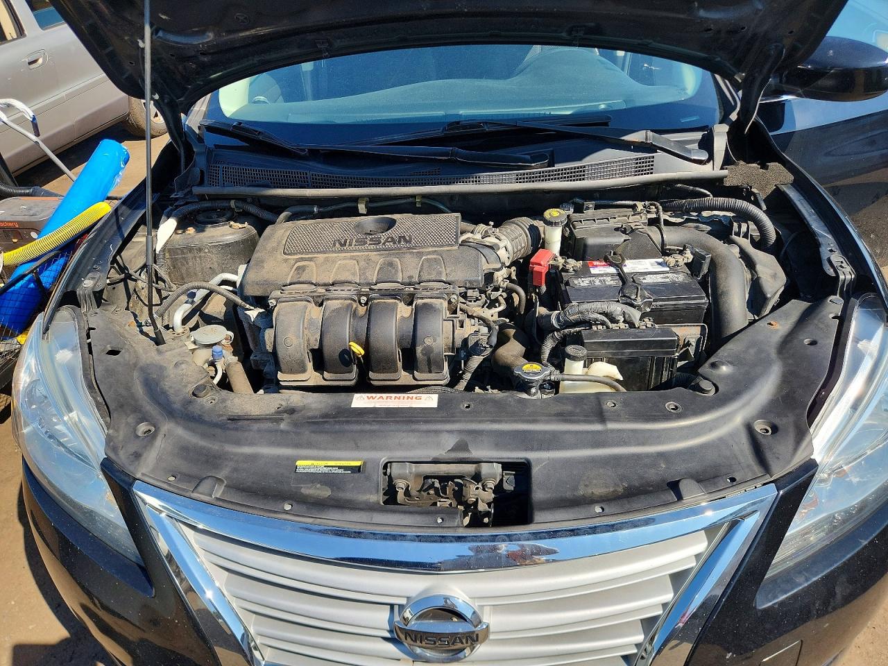 2015 Nissan Sentra S Black vin: 3N1AB7AP5FY351880