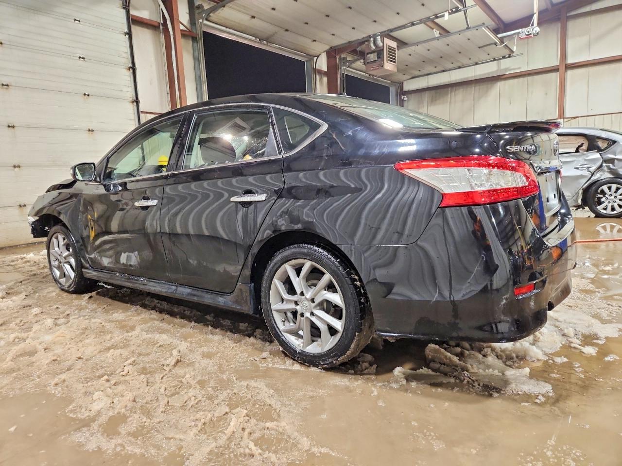2015 Nissan Sentra S Black vin: 3N1AB7AP5FY352799