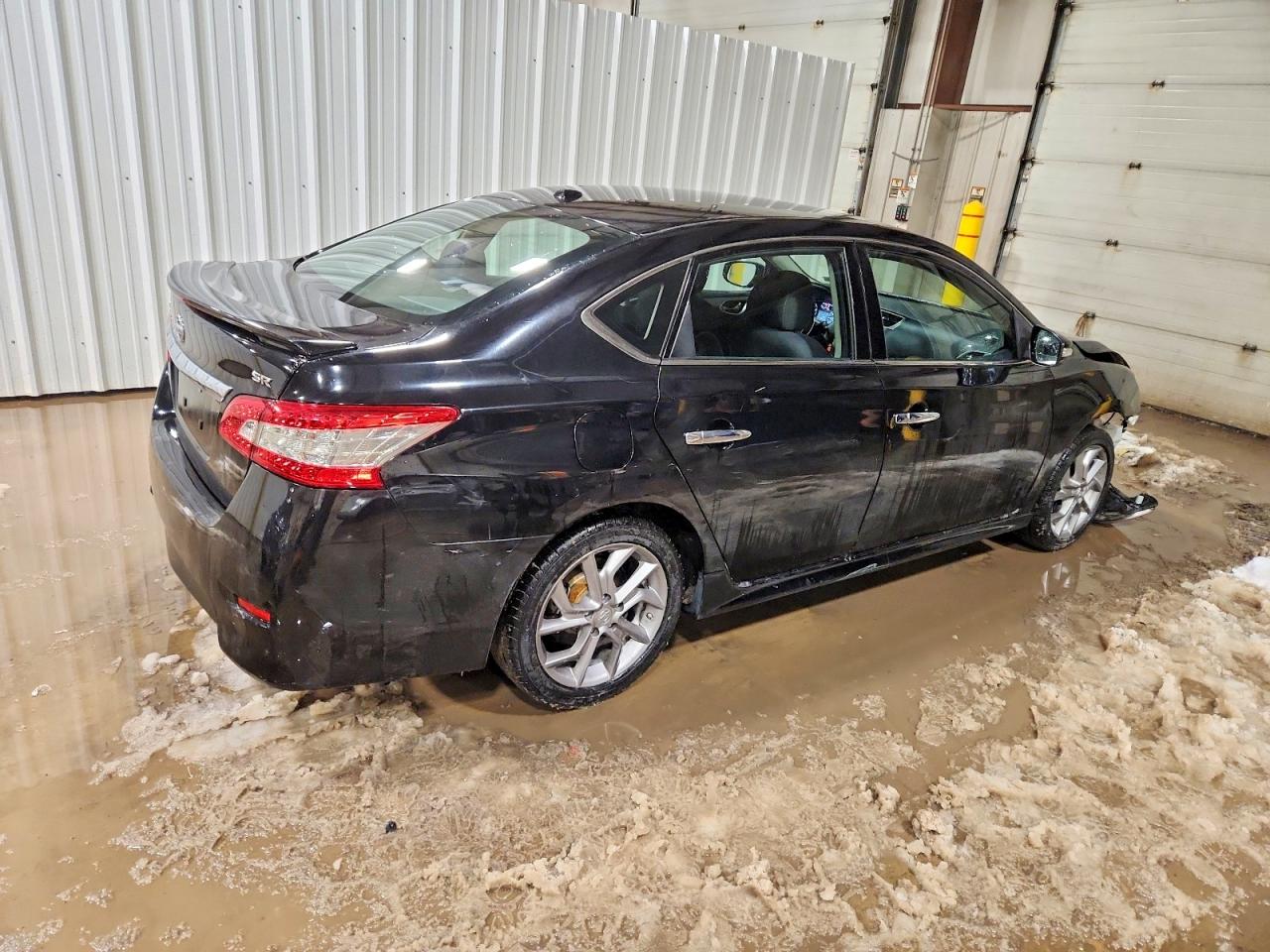 2015 Nissan Sentra S Black vin: 3N1AB7AP5FY352799
