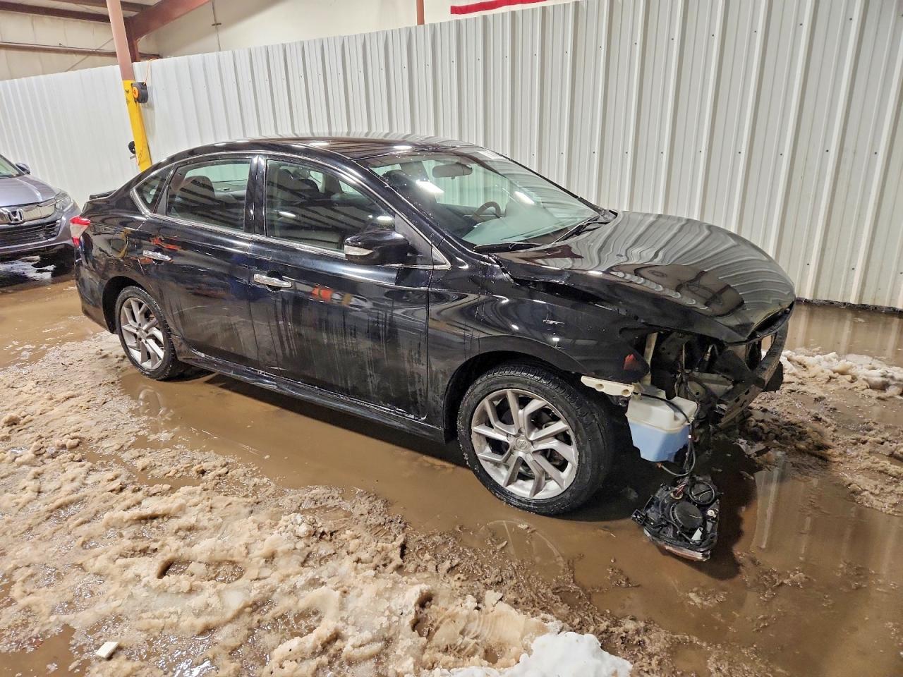 2015 Nissan Sentra S Black vin: 3N1AB7AP5FY352799